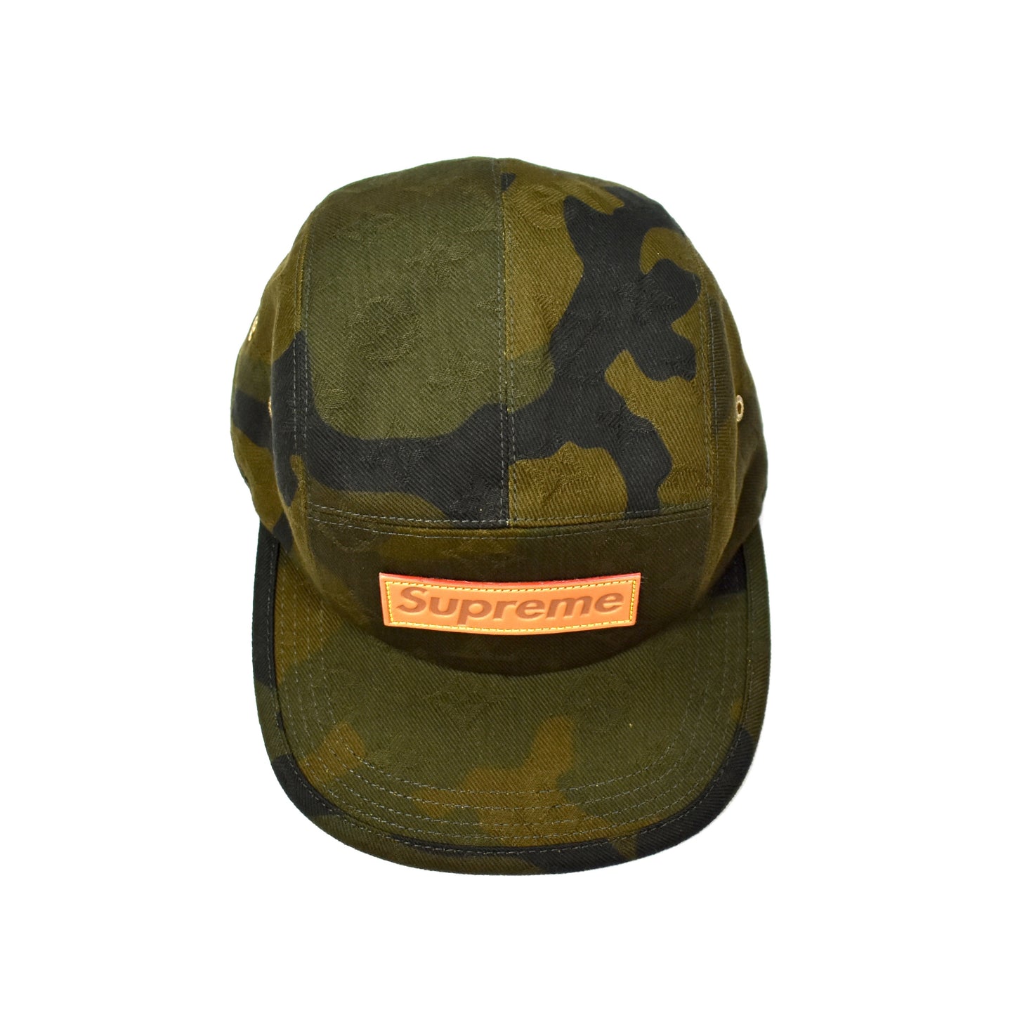 Louis Vuitton x Supreme - Monogram Camo Box Logo Hat