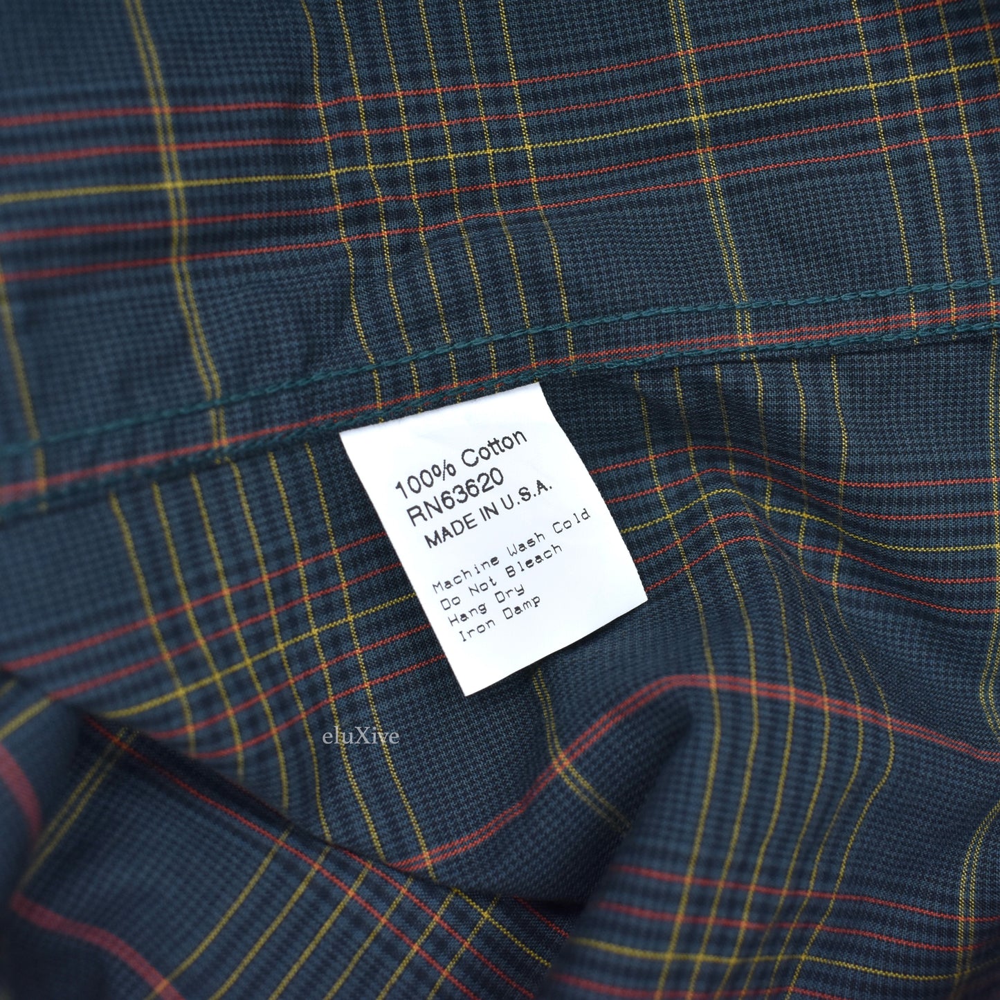 Gitman Vintage - Dark Green/Red/Yellow Plaid Button Down Shirt