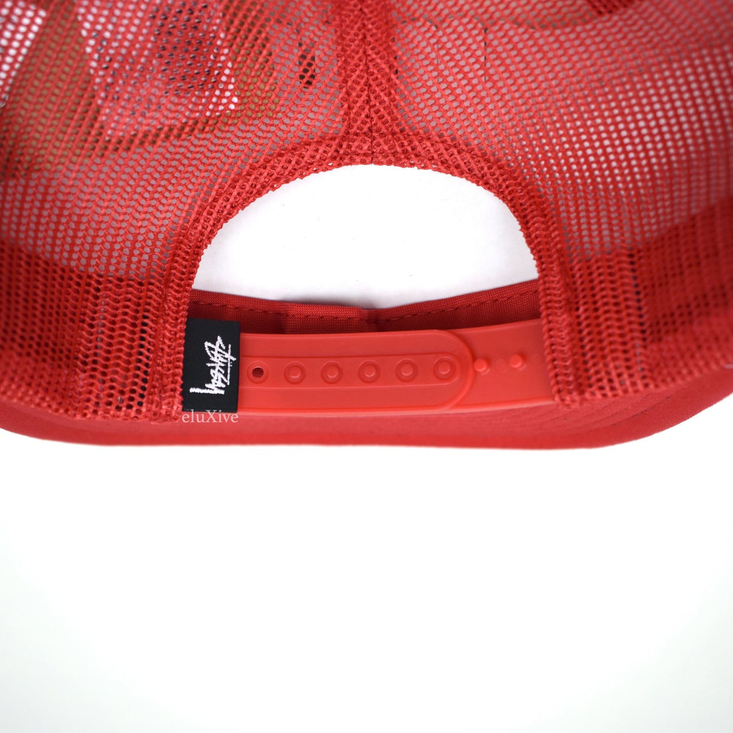 Stussy - Crown Logo Trucker Hat (Red/White)