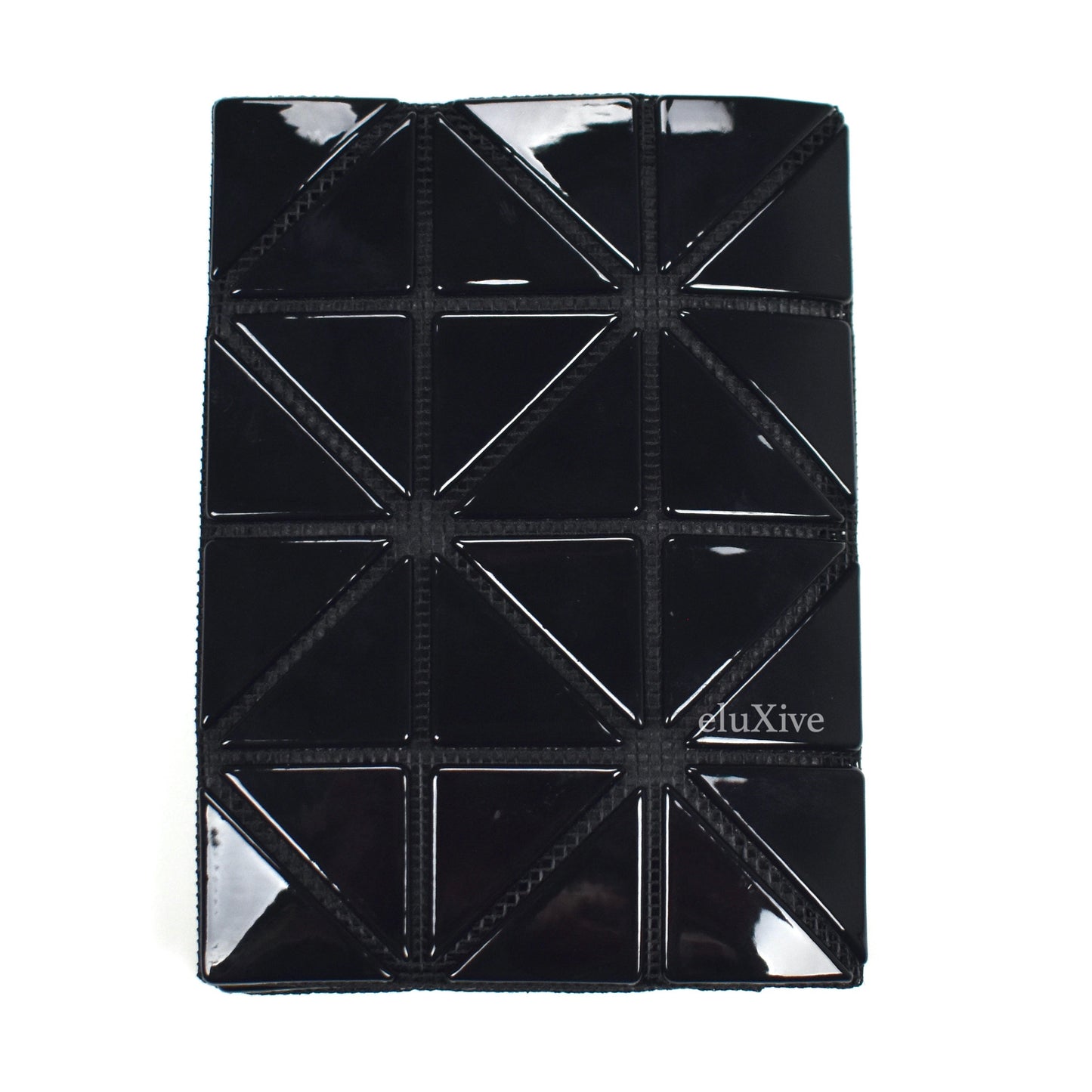 Baobao Issey Miyake - Black Geometric Mini Bifold Wallet