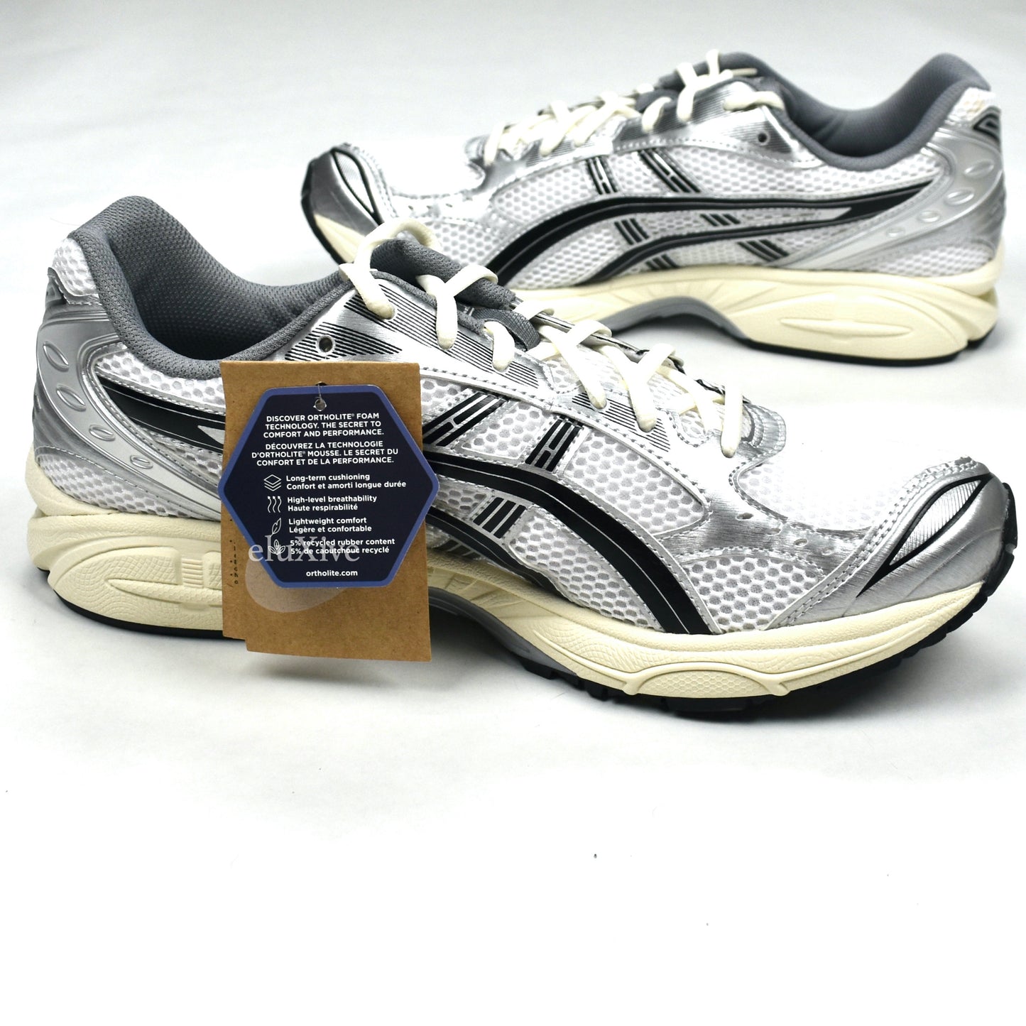 JJJJound x Asics - Gel Kayano 14 White/Black/Silver