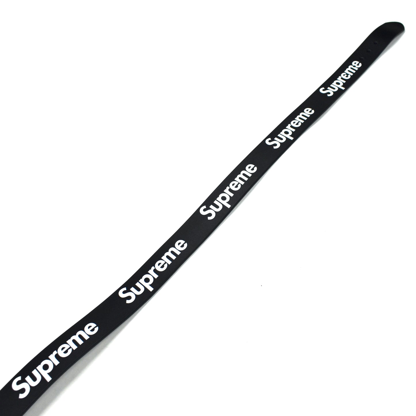 Supreme - Black Box Logo Repeat Leather Belt