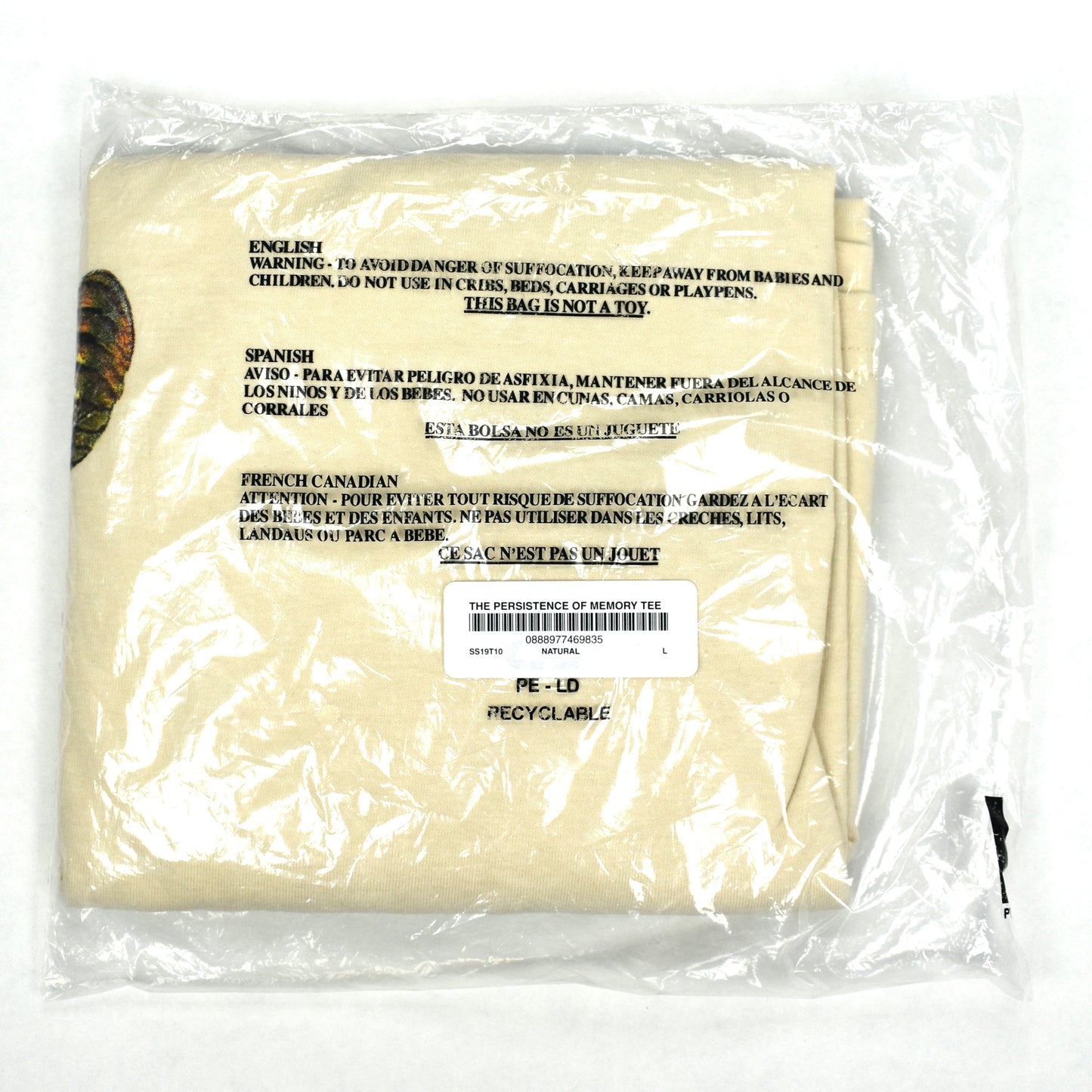 Supreme x Salvador Dali - The Persistence of Memory T-Shirt (Beige)