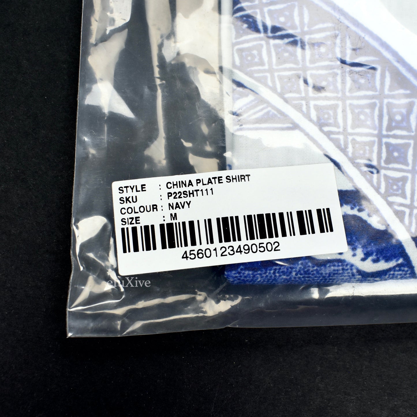 Palace - White / Blue China Plate Print Button Down Shirt