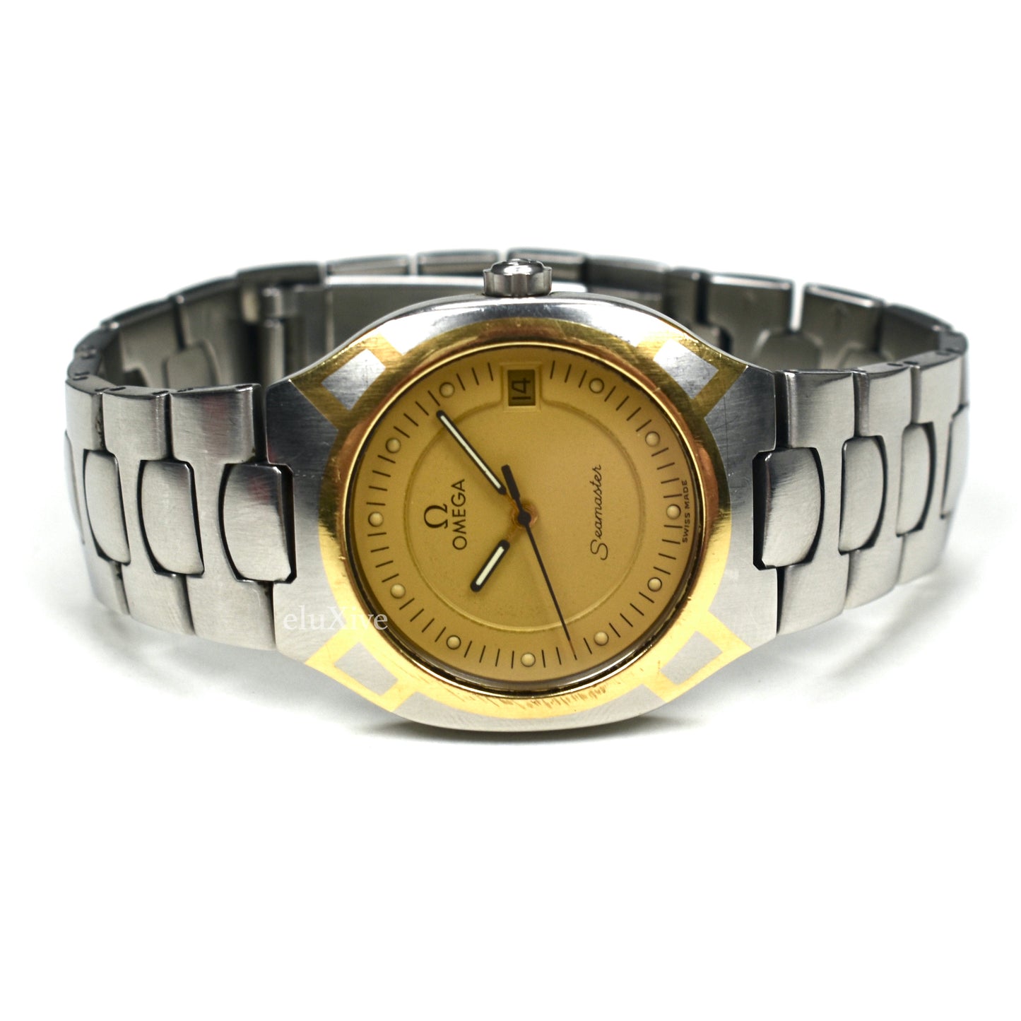Omega - Seamaster Polaris Steel/Gold Champagne Dial Watch