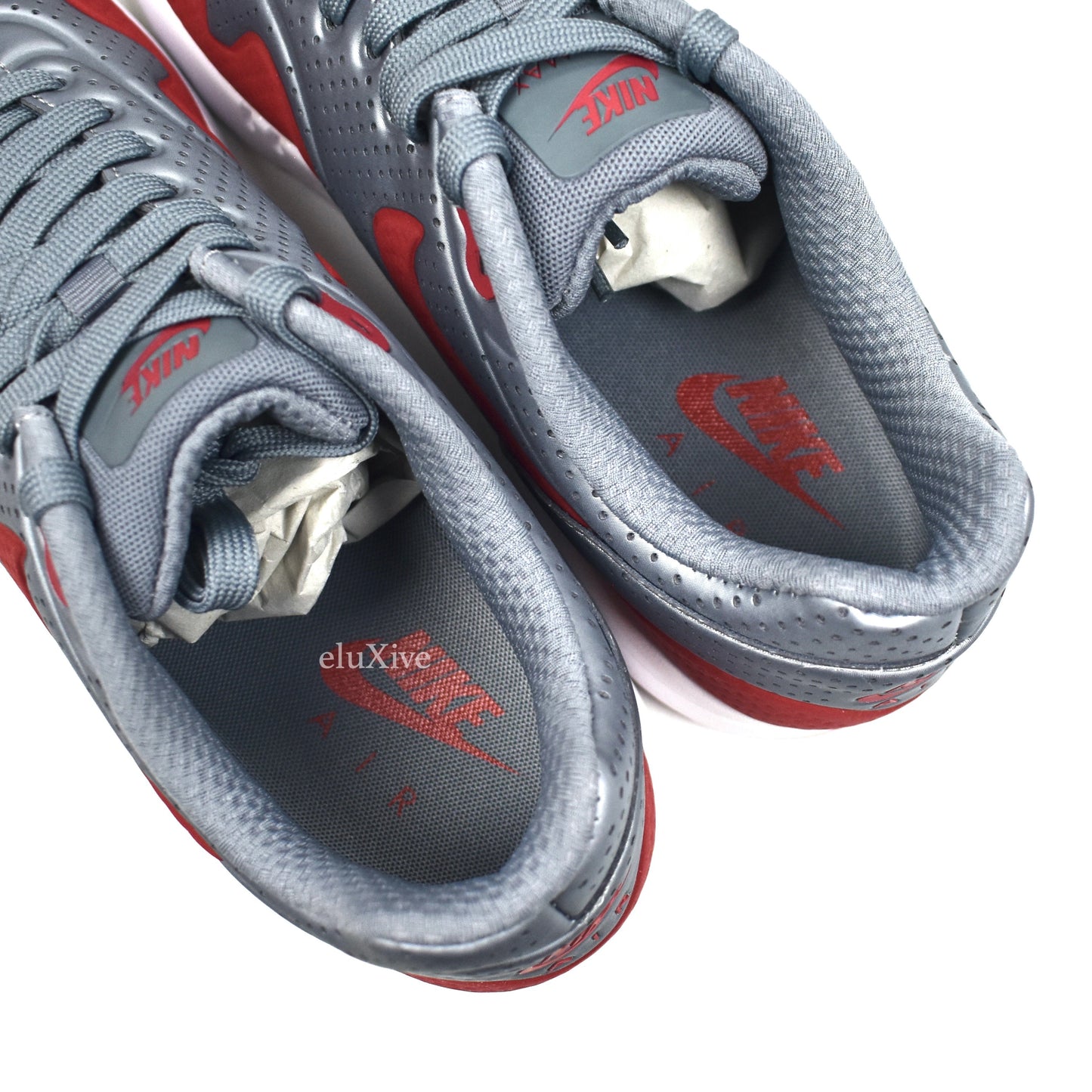 Nike - Air Max 1 Ultra Moire 'Anniversary' (Metallic Gray/Red/White)