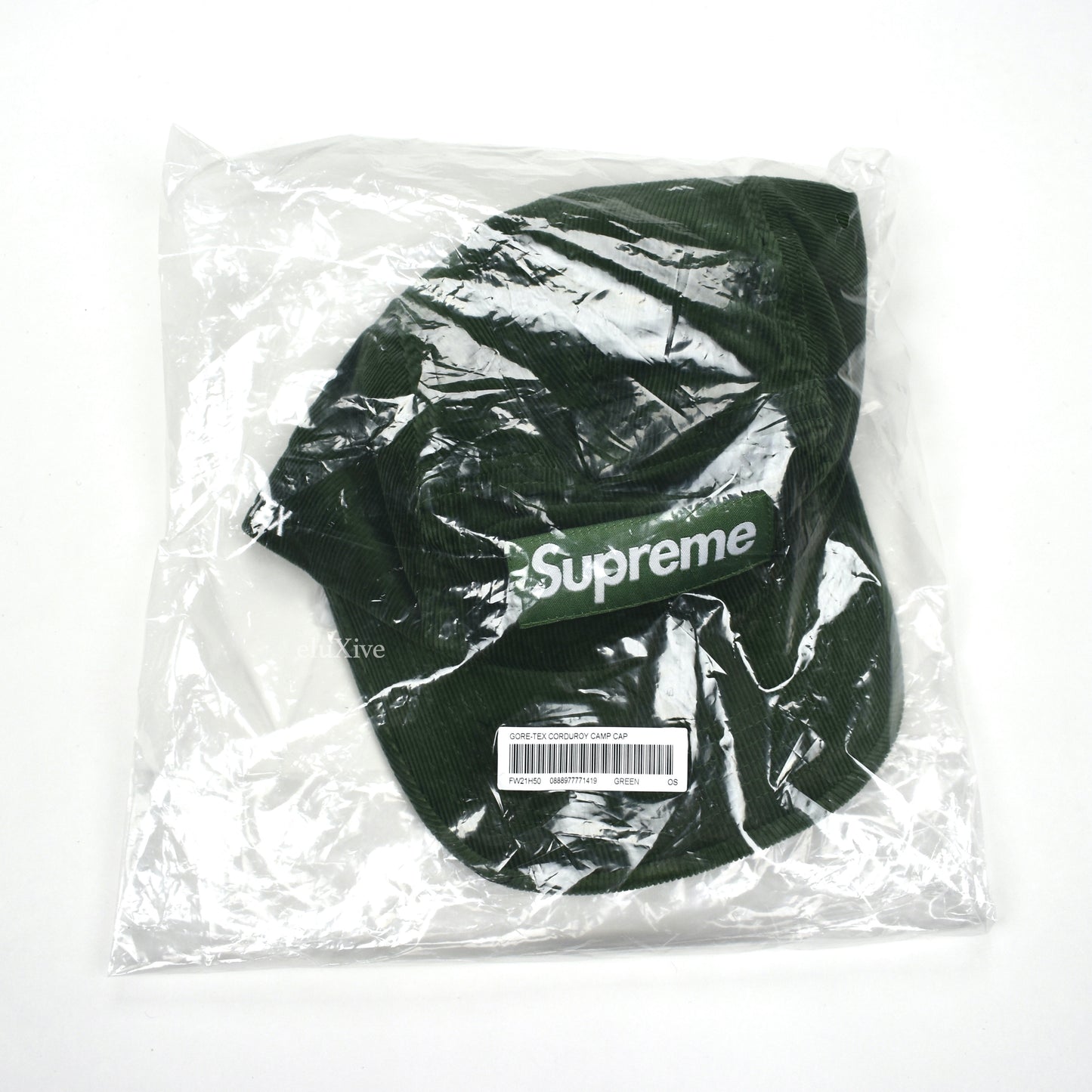 Supreme - Gore-Tex Corduroy Box Logo Hat (Green)