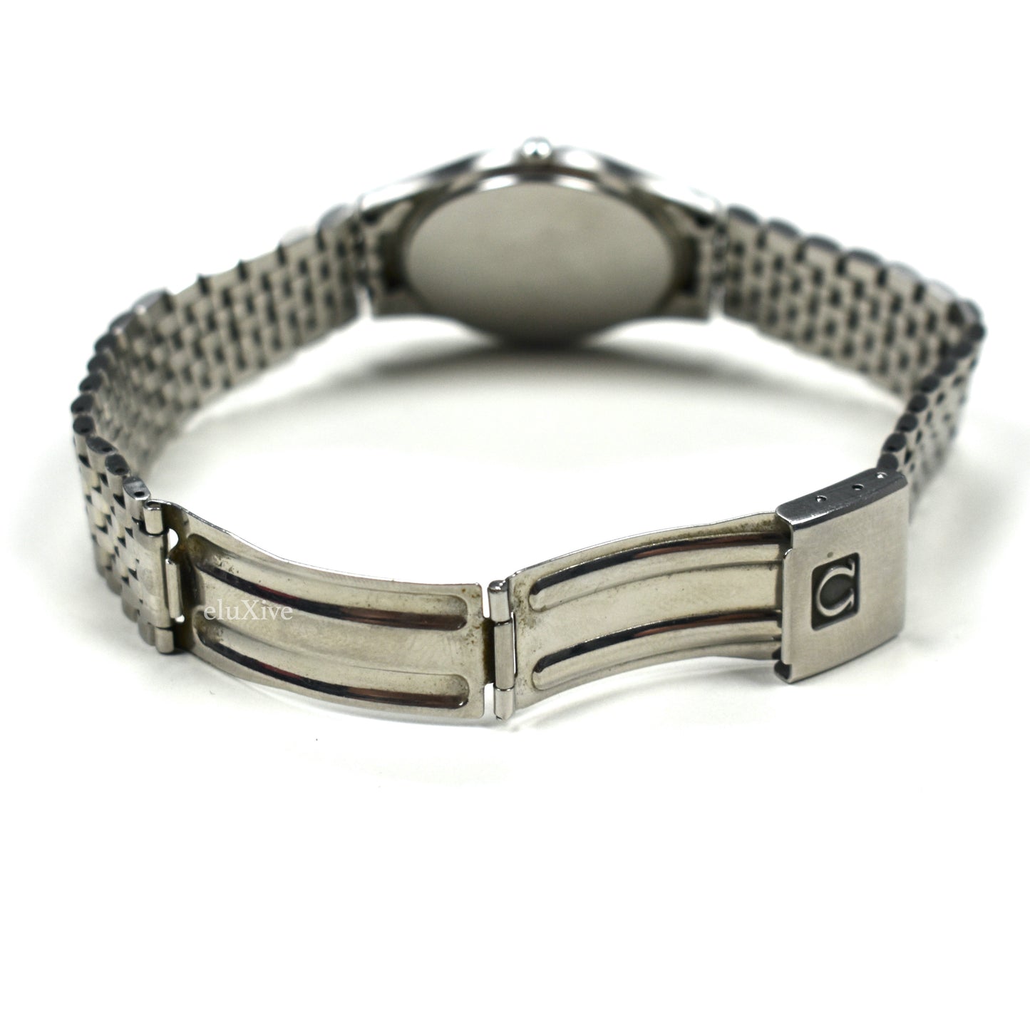 Omega - Seamaster Date 1430 Silver Waffle Dial Watch