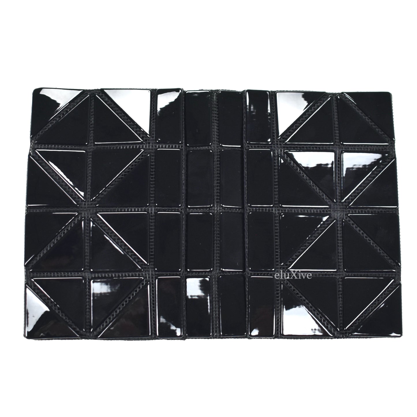 Baobao Issey Miyake - Black Geometric Mini Bifold Wallet