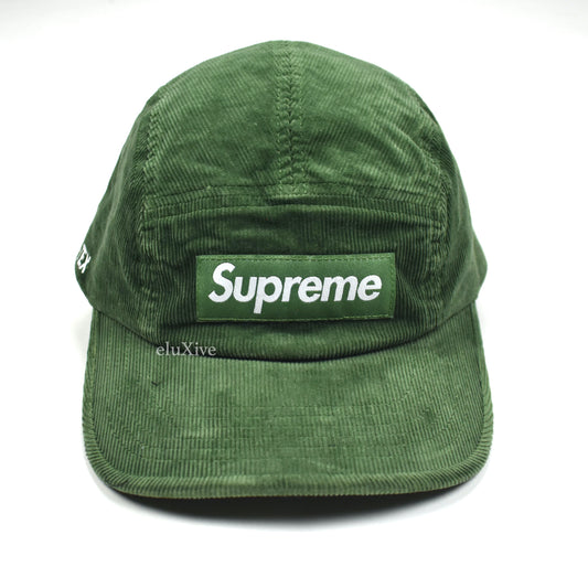 Supreme - Gore-Tex Corduroy Box Logo Hat (Green)