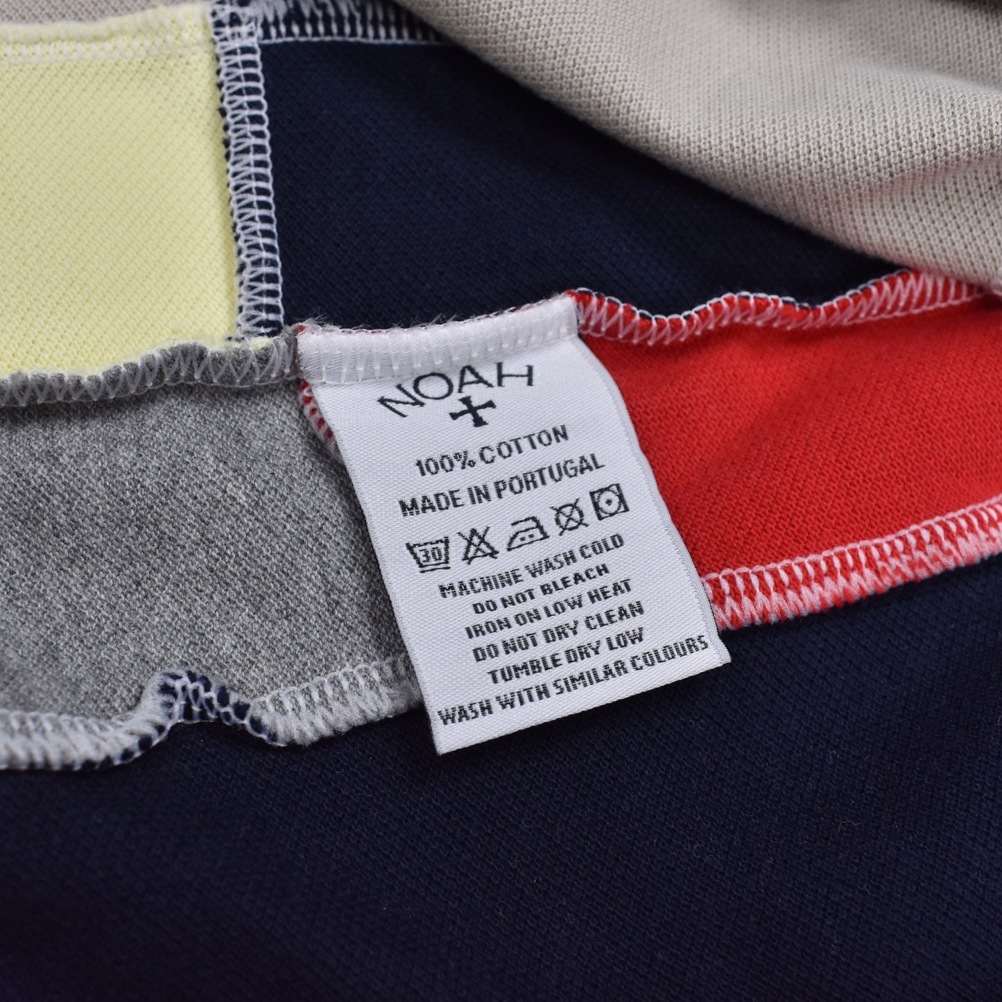 Noah - Patchwork Pique Logo Shirt