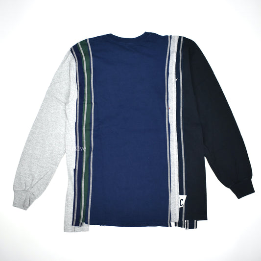 Needles - Rebuild 7 Cuts College L/S T-Shirt (Vail)