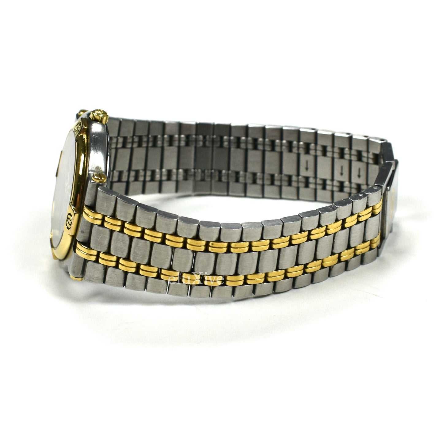 Gucci - 9000M Gold/Steel Graphite Dial Watch
