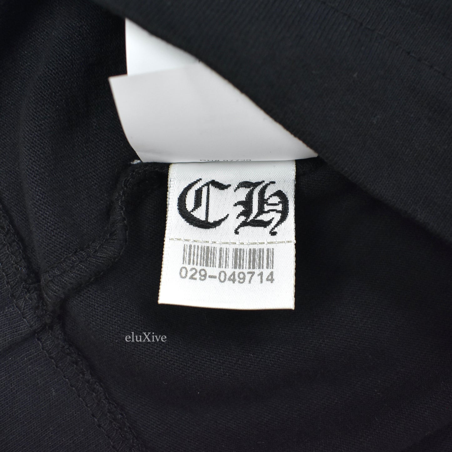 Chrome Hearts - Black Logo Embroidered Pocket T-Shirt