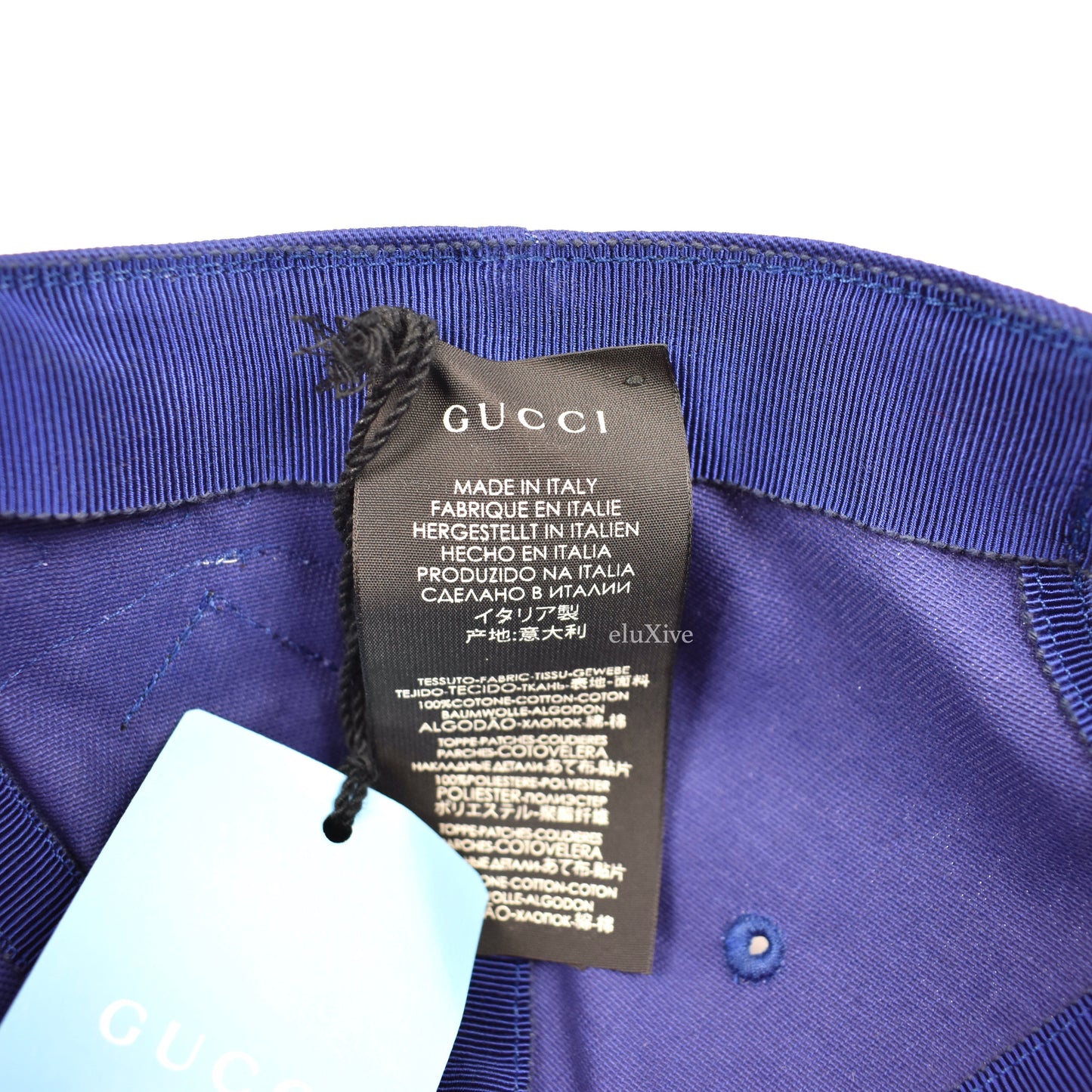 Gucci x MLB - Blue Yankees Butterfly Logo Hat