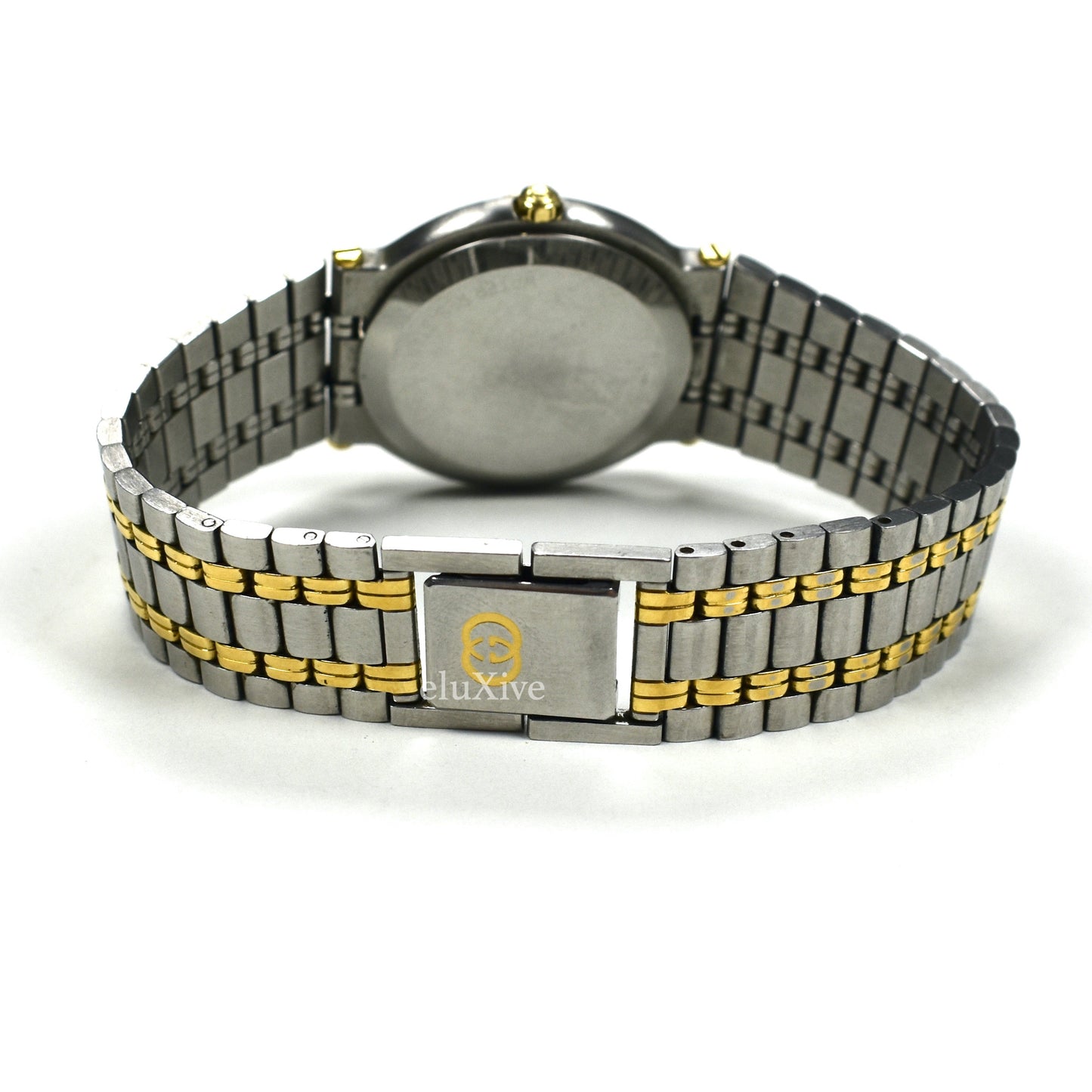 Gucci - 9000M Gold/Steel Graphite Dial Watch