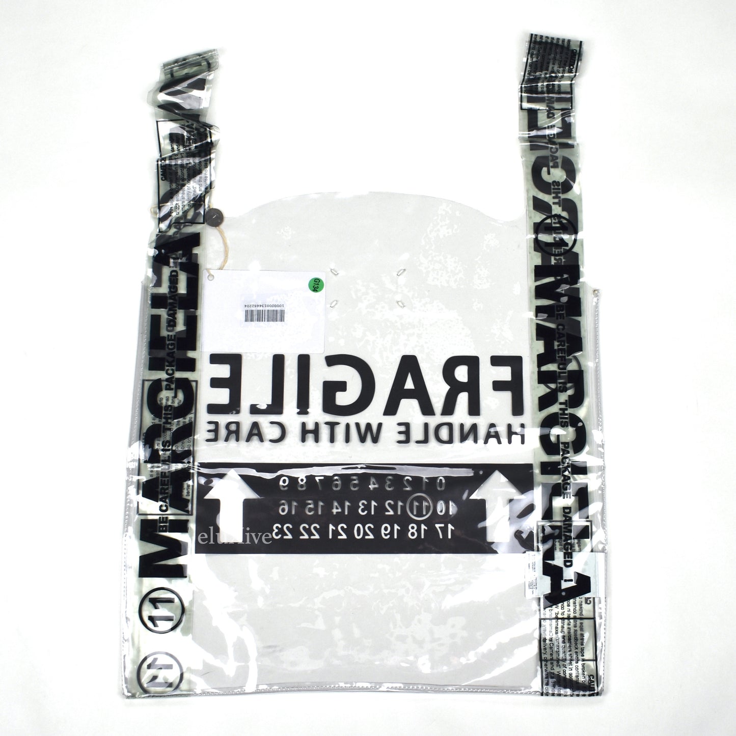 Maison Margiela - Transparent Clear PVC Logo Tote Bag & Pouch