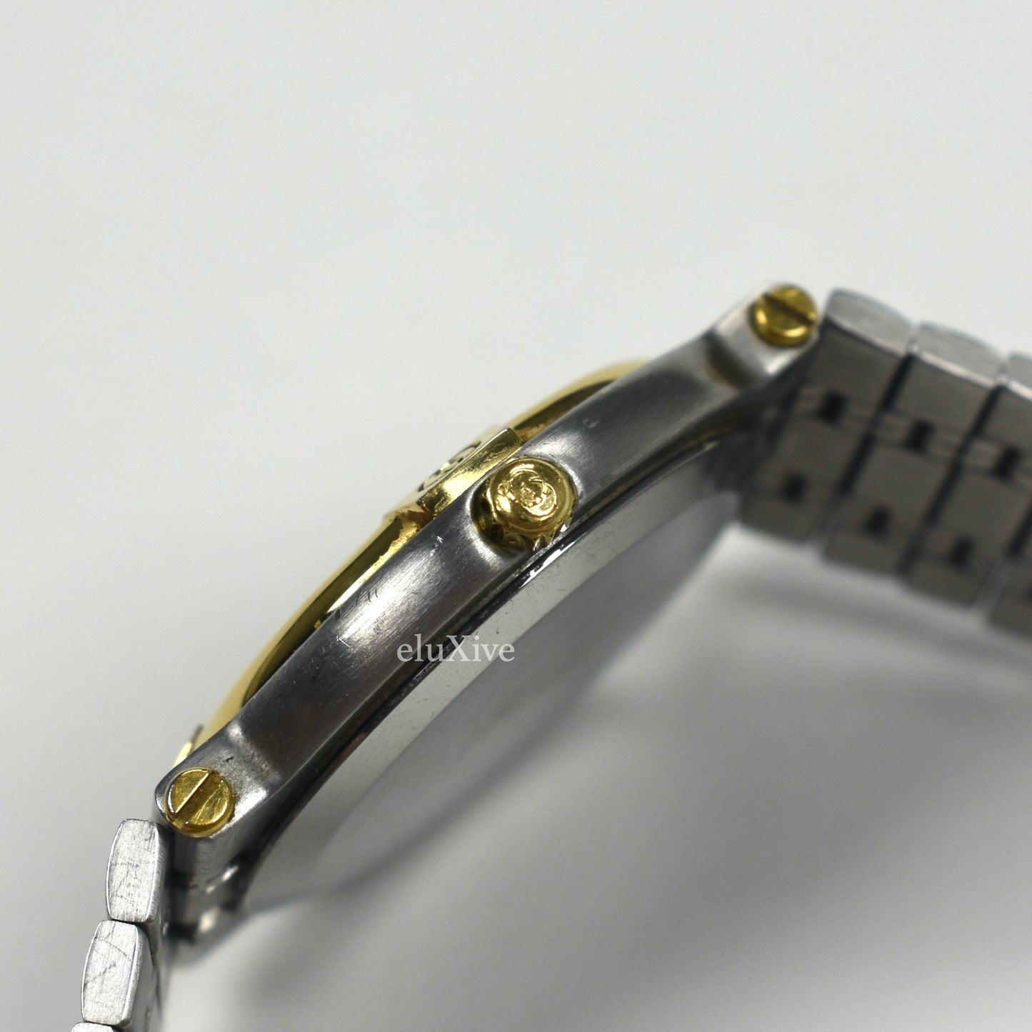 Gucci - 9000M Gold/Steel Graphite Dial Watch