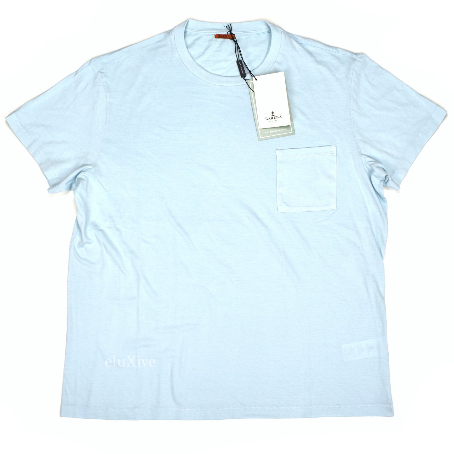 Barena - Light Blue Cotton Pocket T-Shirt