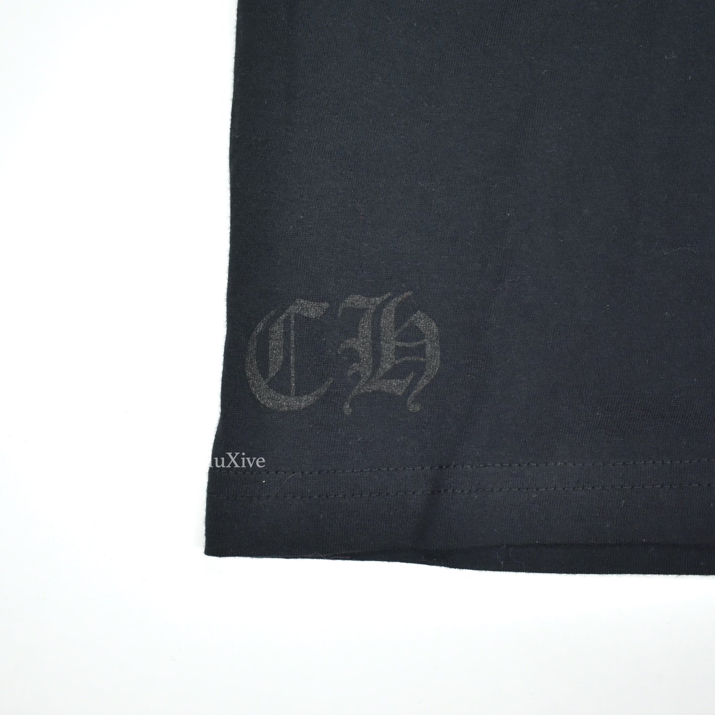 Chrome Hearts - Black Logo Collar T-Shirt