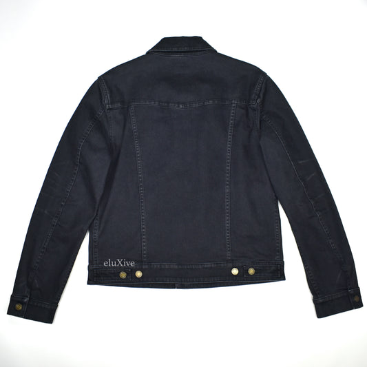 Saint Laurent - Black Waxed Denim Trucker Jacket