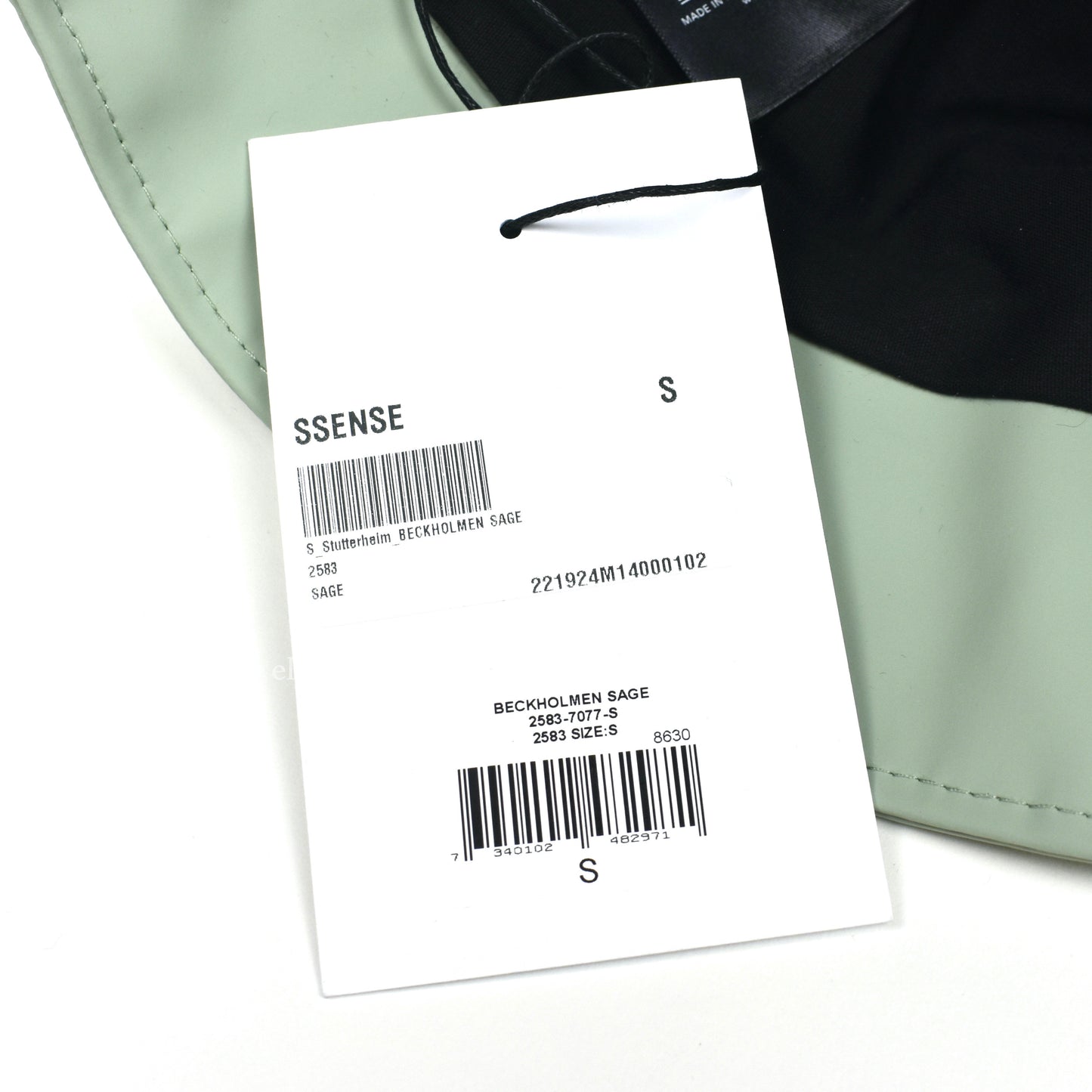 Stutterheim - Beckholmen Bucket Hat (Sage Green)