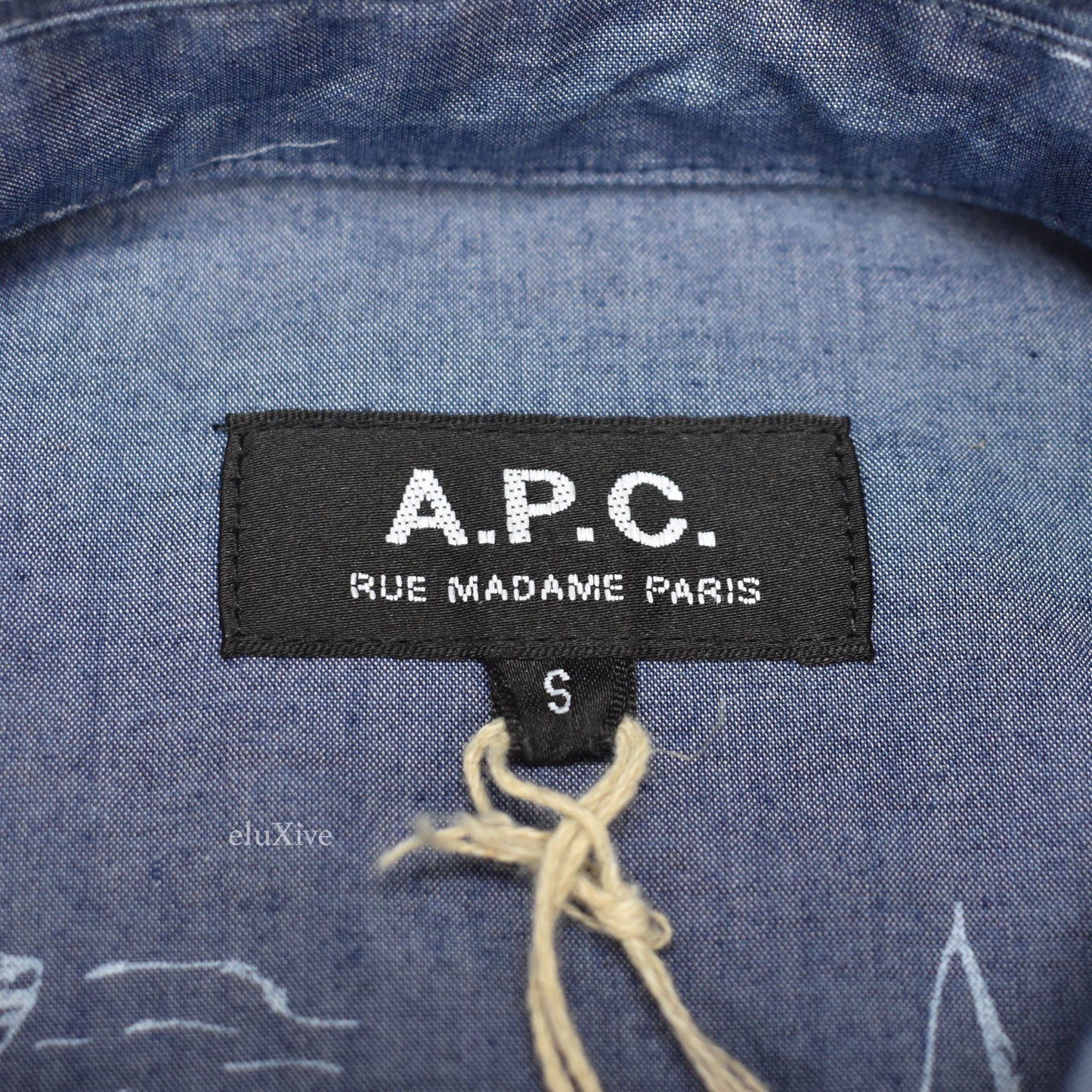 A.P.C. - Boat Print Button Down Shirt