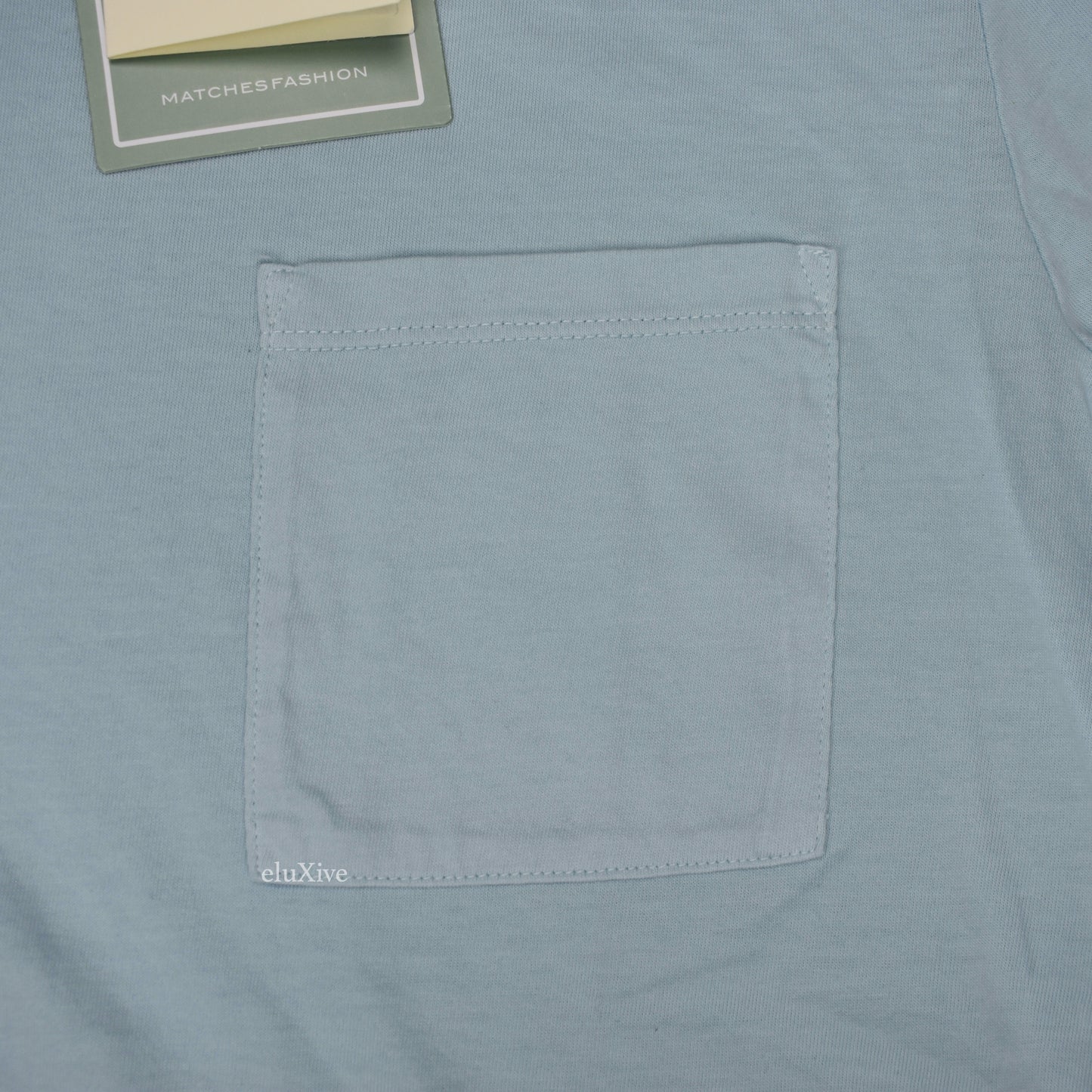 Barena - Light Blue Cotton Pocket T-Shirt