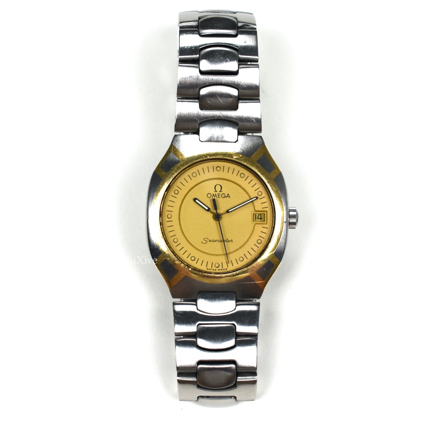 Omega - Seamaster Polaris Steel/Gold Champagne Dial Watch