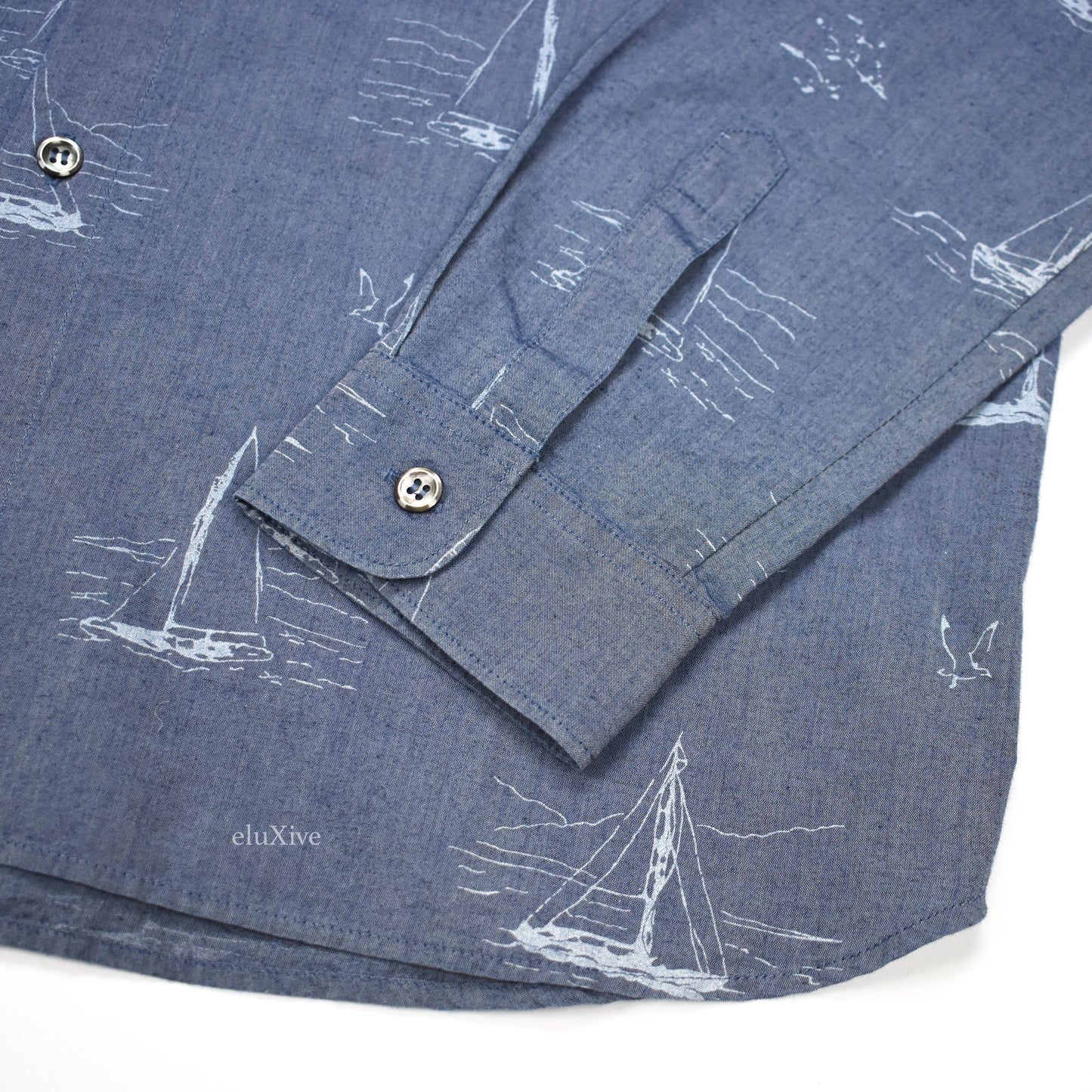 A.P.C. - Boat Print Button Down Shirt