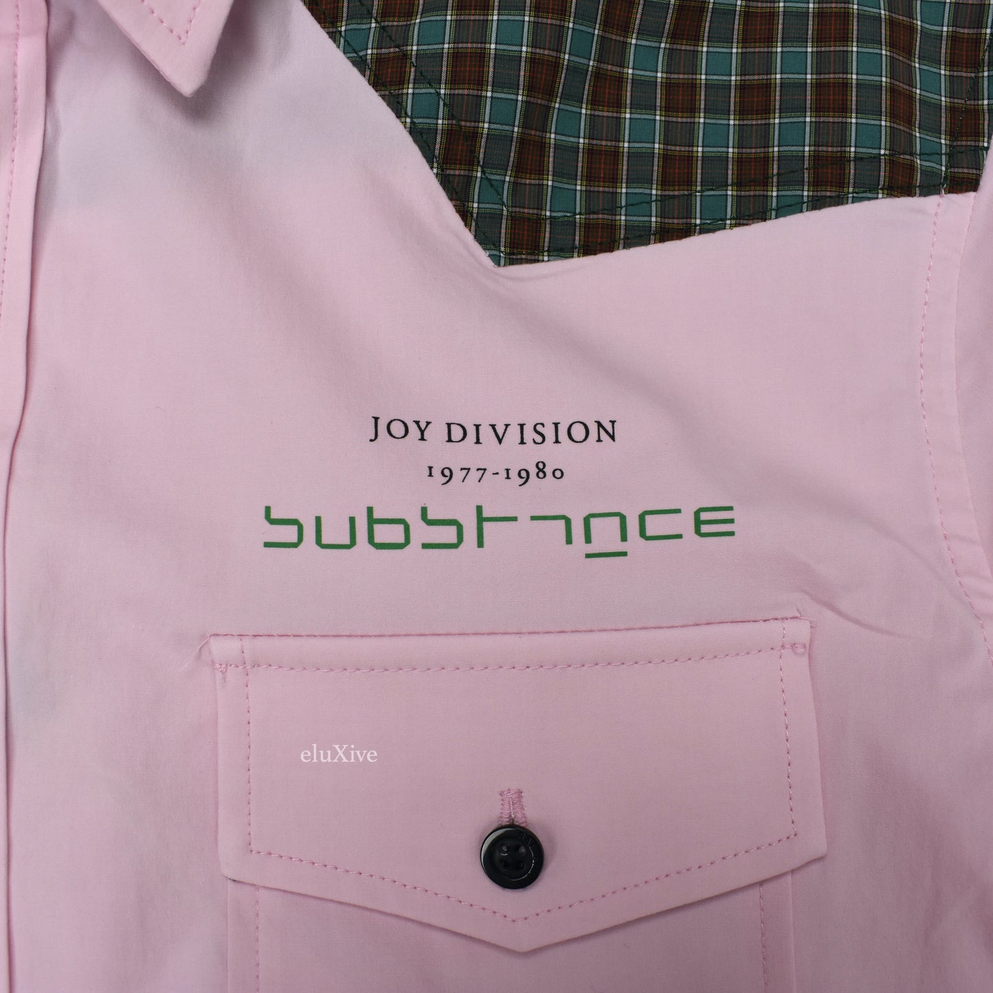 Raf Simons - Pink Joy Division Button Down Western Shirt