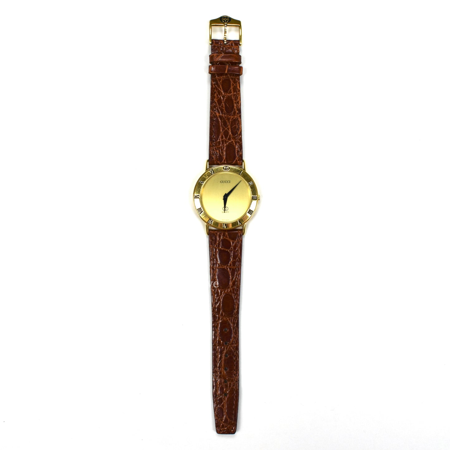 Gucci - 3000M Gold Champagne Dial Watch