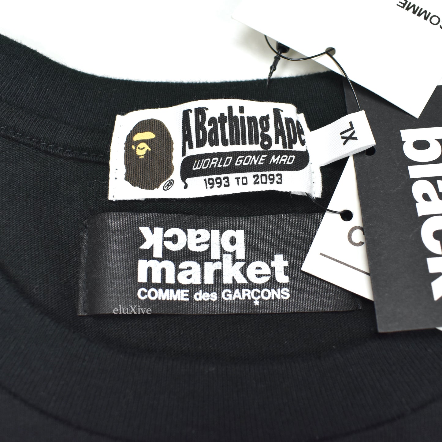 Comme Des Garcons x Bape - CDG Black Market NYFW 2022 T-Shirt