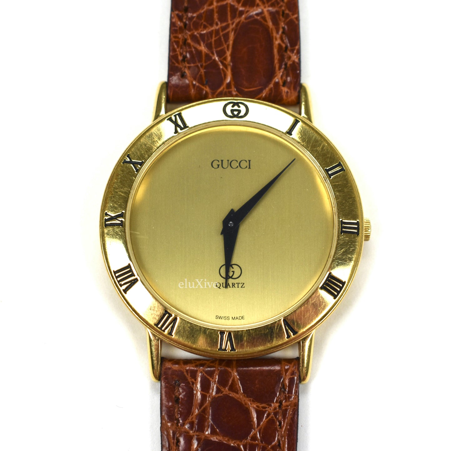 Gucci - 3000M Gold Champagne Dial Watch