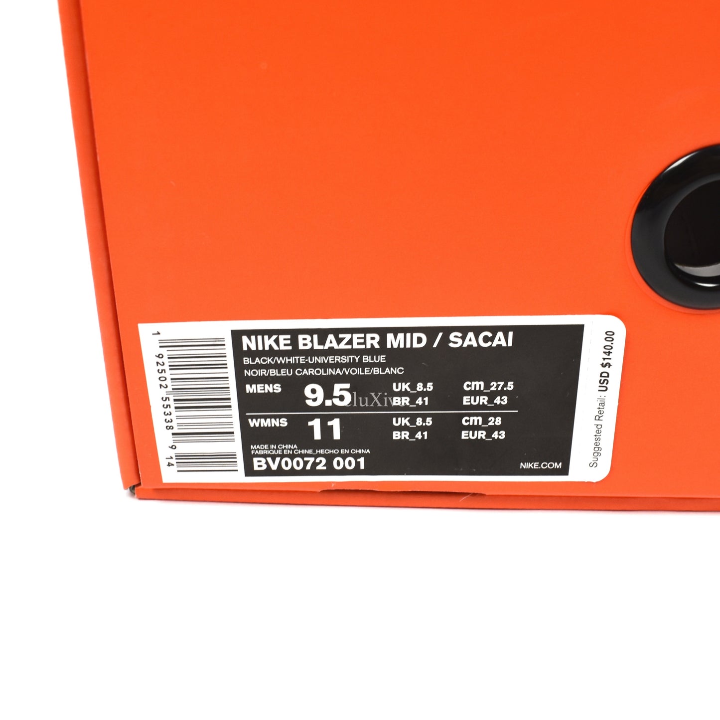 Nike x Sacai - Blazer Mid (Black)