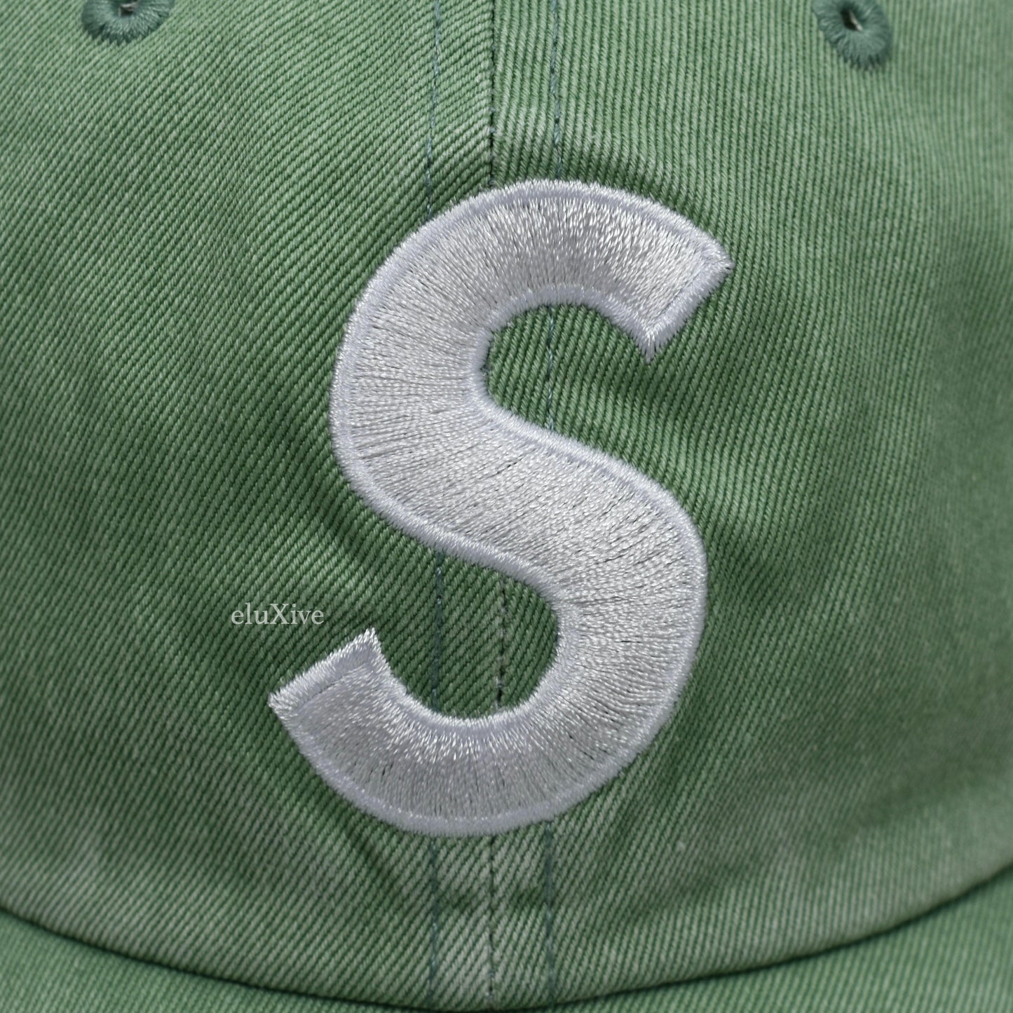 Supreme - Pigment Print S-Logo Hat (Sage Green)