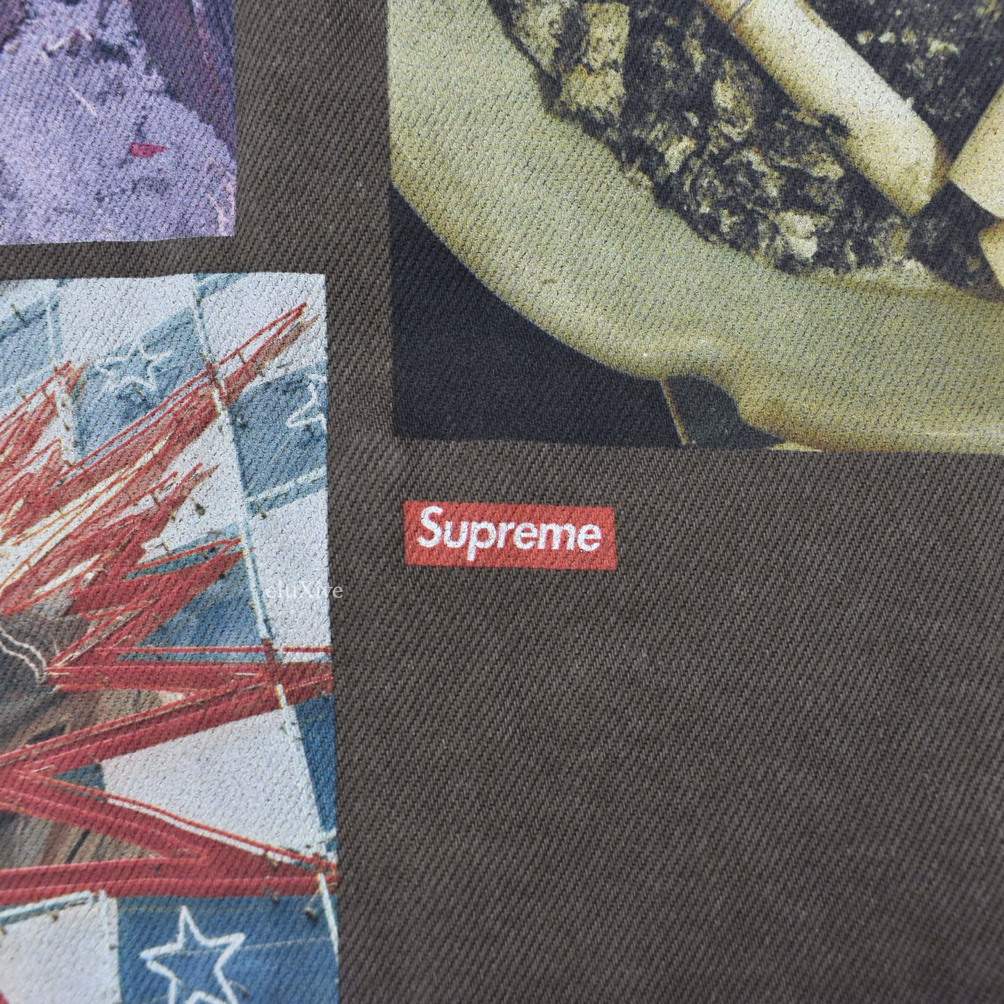 Supreme x Daido Moriyama - Photo Print Denim Trucker Jacket (Brown)
