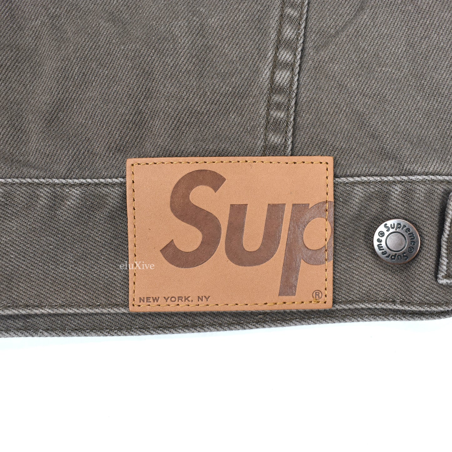 Supreme x Daido Moriyama - Photo Print Denim Trucker Jacket (Brown)
