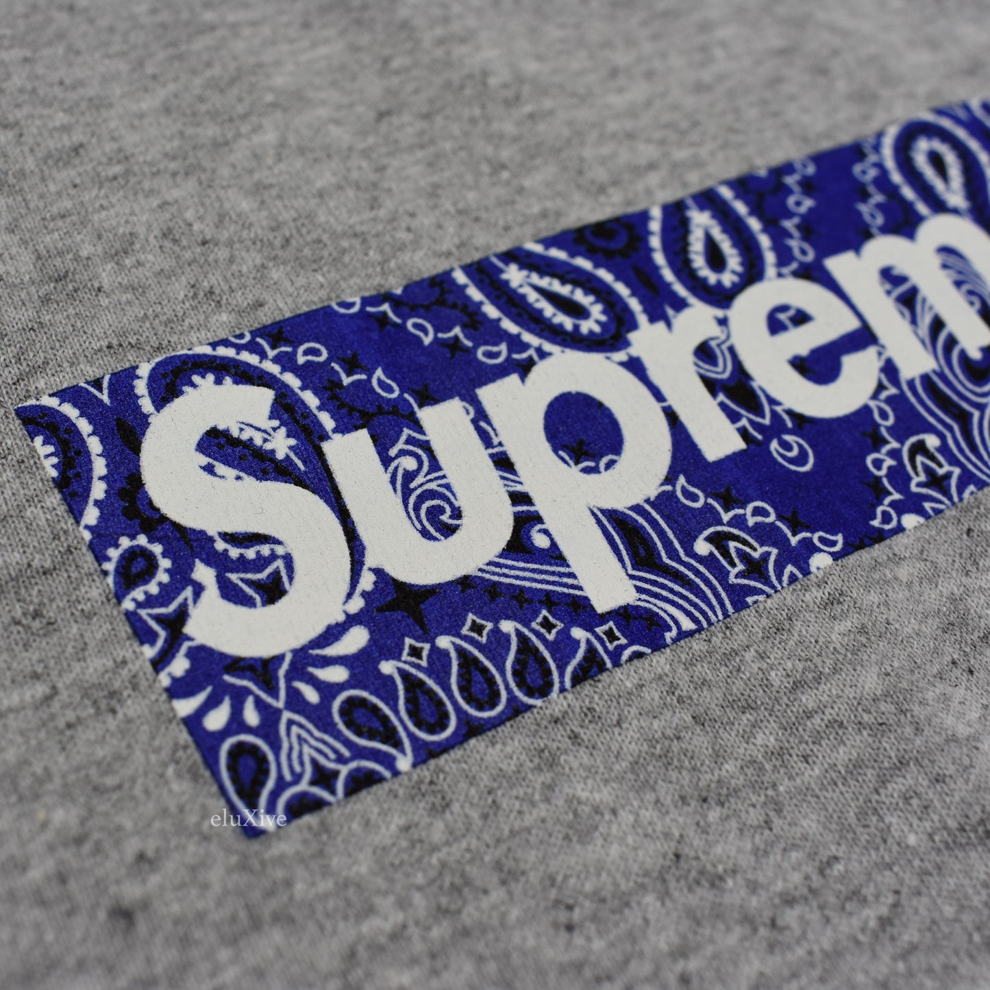 Supreme - Bandana Box Logo T-Shirt (Gray)