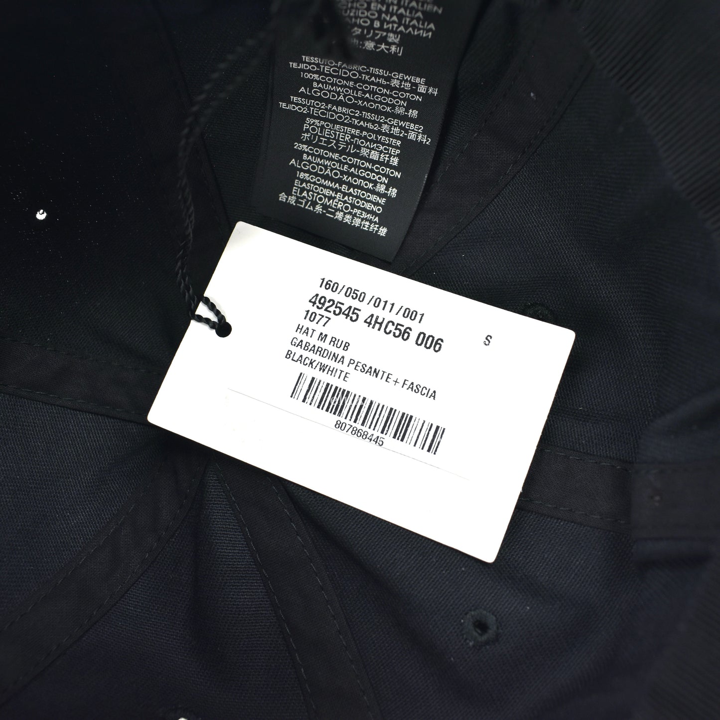 Gucci - Black Vintage Logo Headband Hat