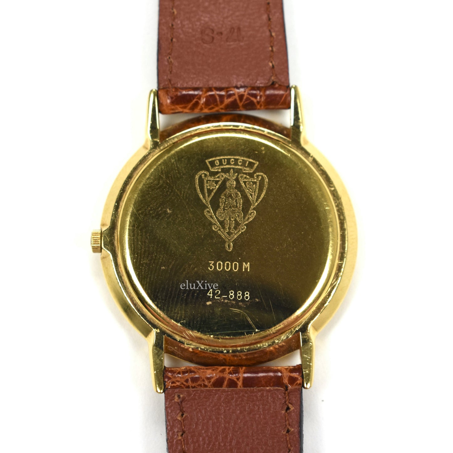 Gucci - 3000M Gold Champagne Dial Watch