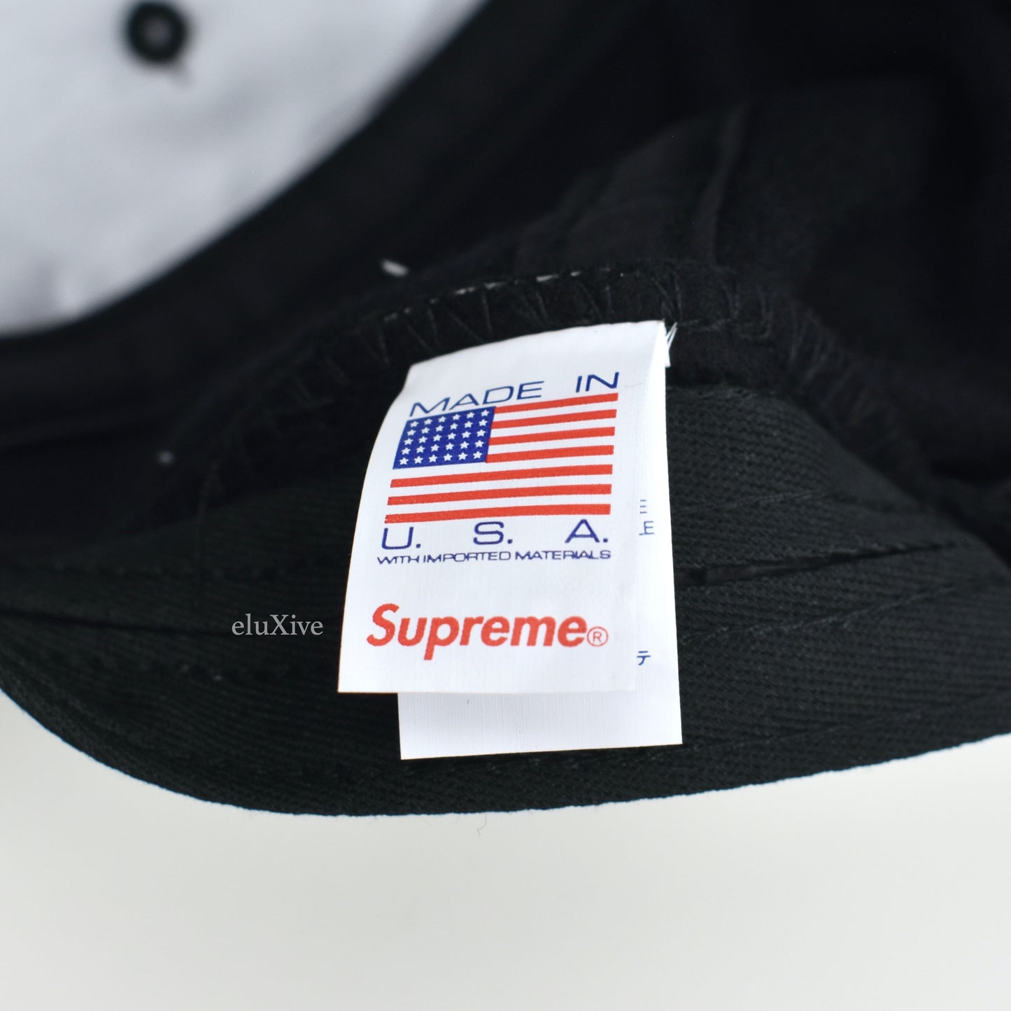Supreme x Halley Stevensons - Black Waxed Wool Classic Logo Hat