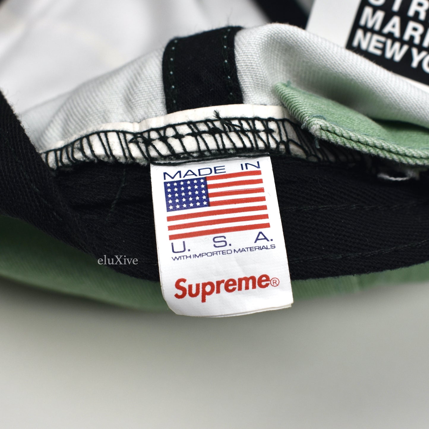 Supreme - Pigment Print S-Logo Hat (Sage Green)