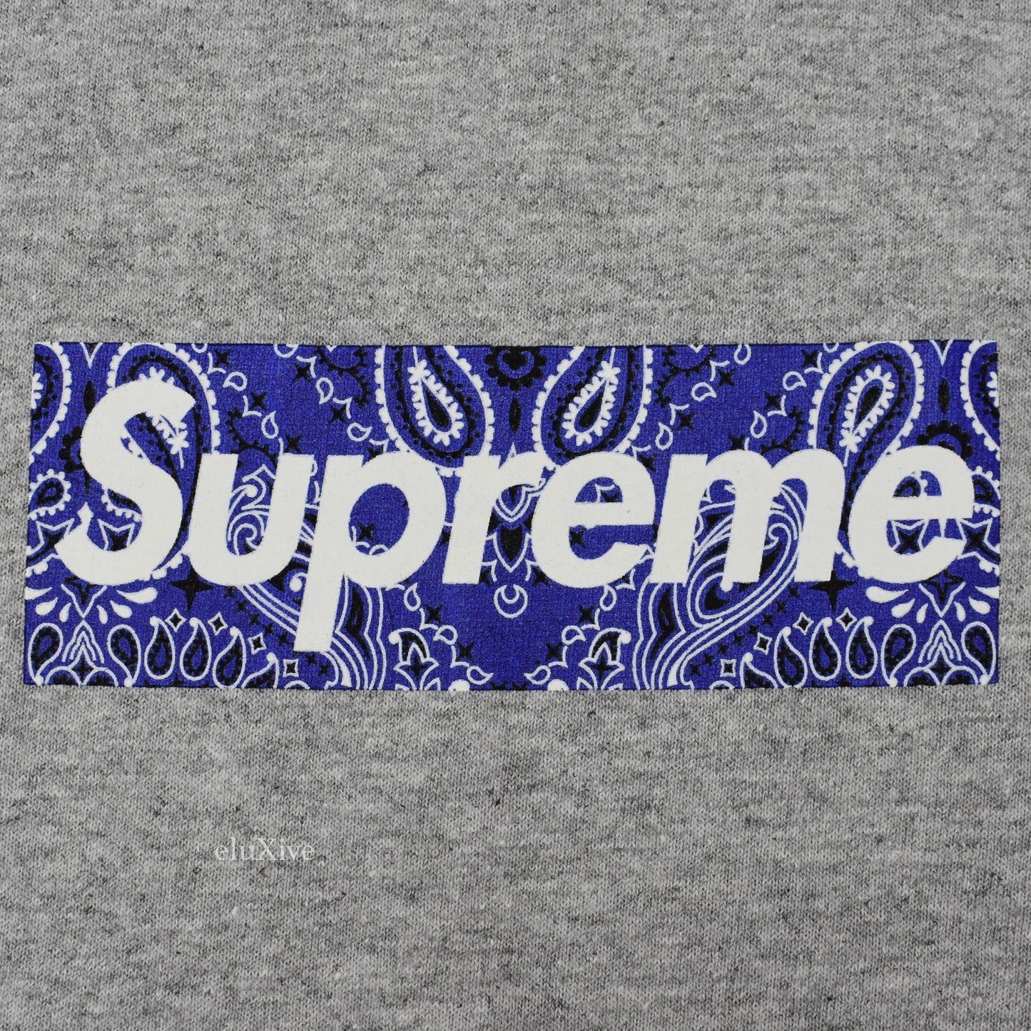 Supreme - Bandana Box Logo T-Shirt (Gray)