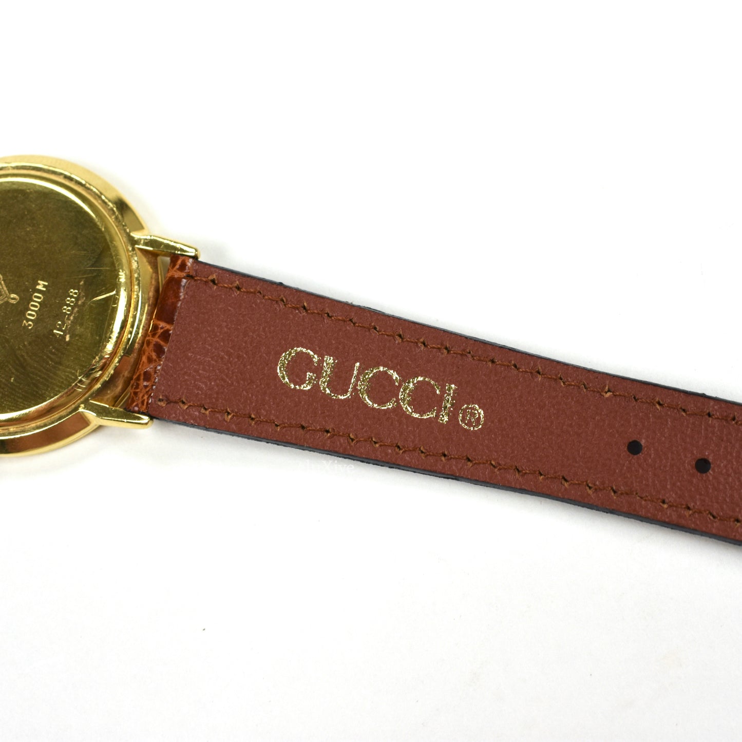 Gucci - 3000M Gold Champagne Dial Watch