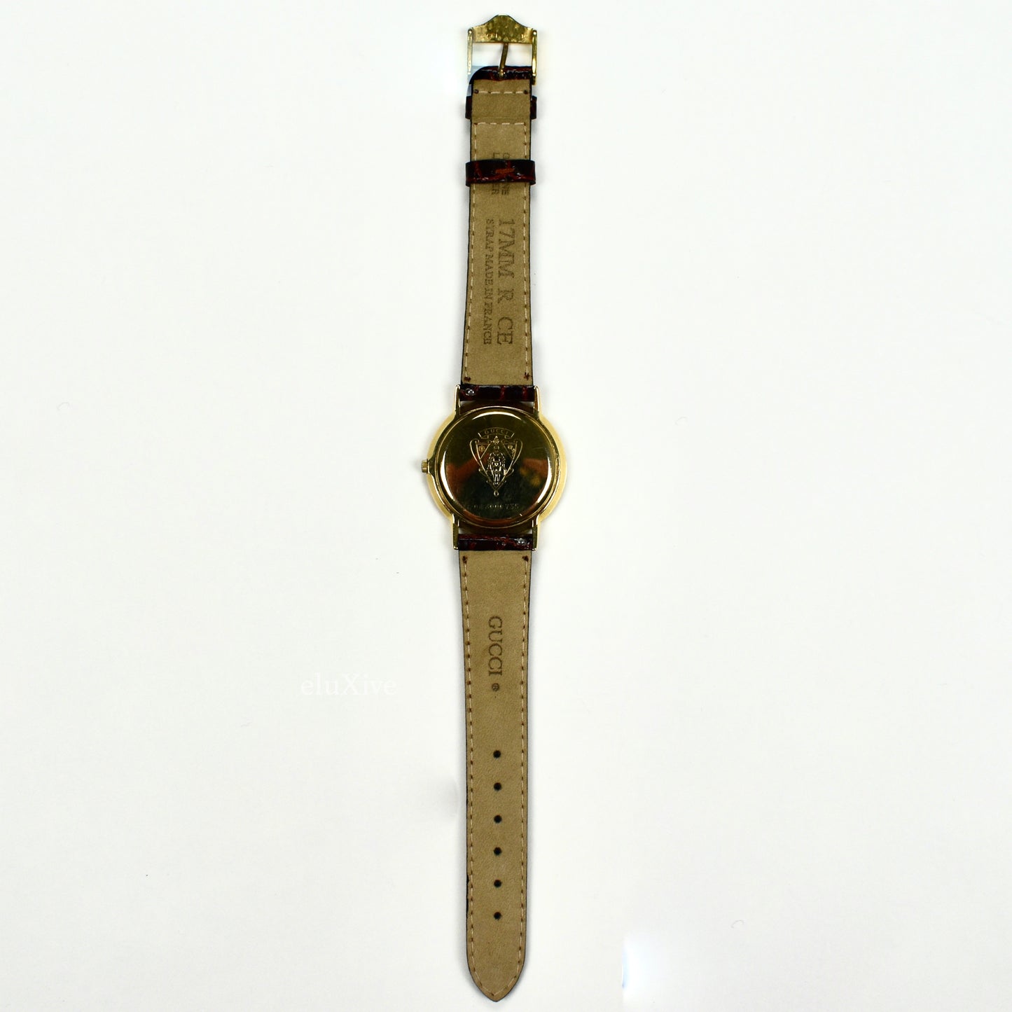 Gucci - 3000M Gold Web Stripe Watch