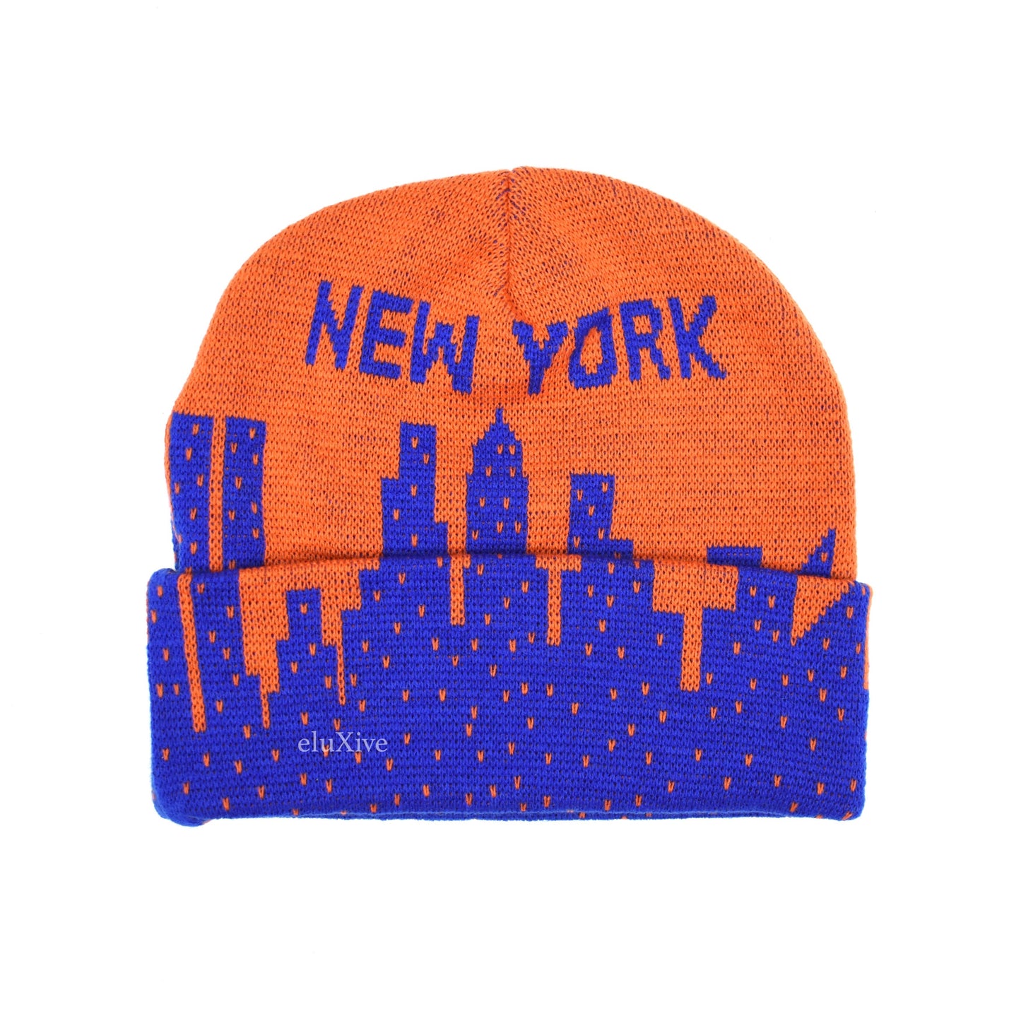 Supreme - New York Skyline Logo Beanie (Orange)