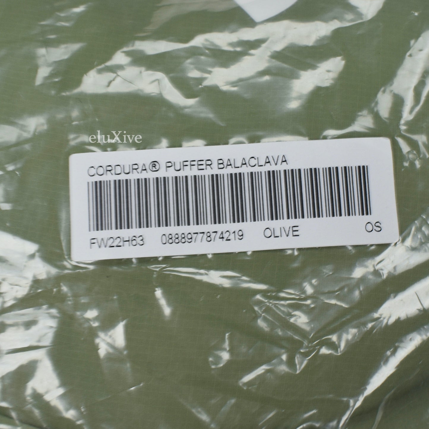 Supreme - Cordura Puffer Big Logo Balaclava (Olive)