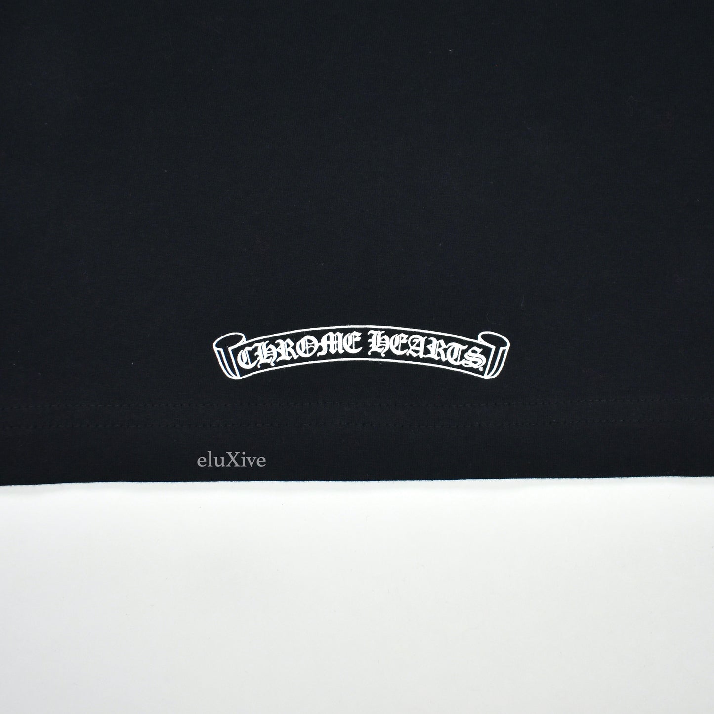 Chrome Hearts - Black Logo Collar T-Shirt
