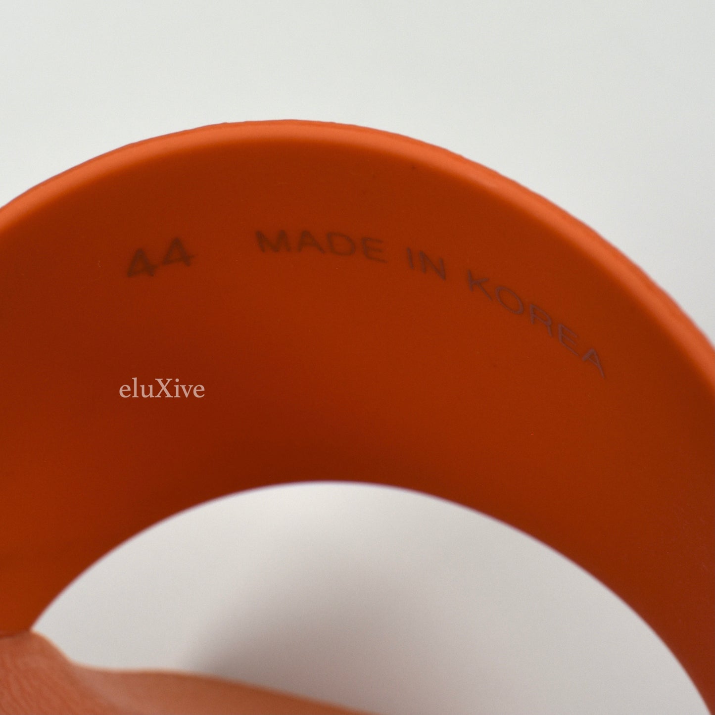 MCM - Persimmon Orange Monogram Logo Slides